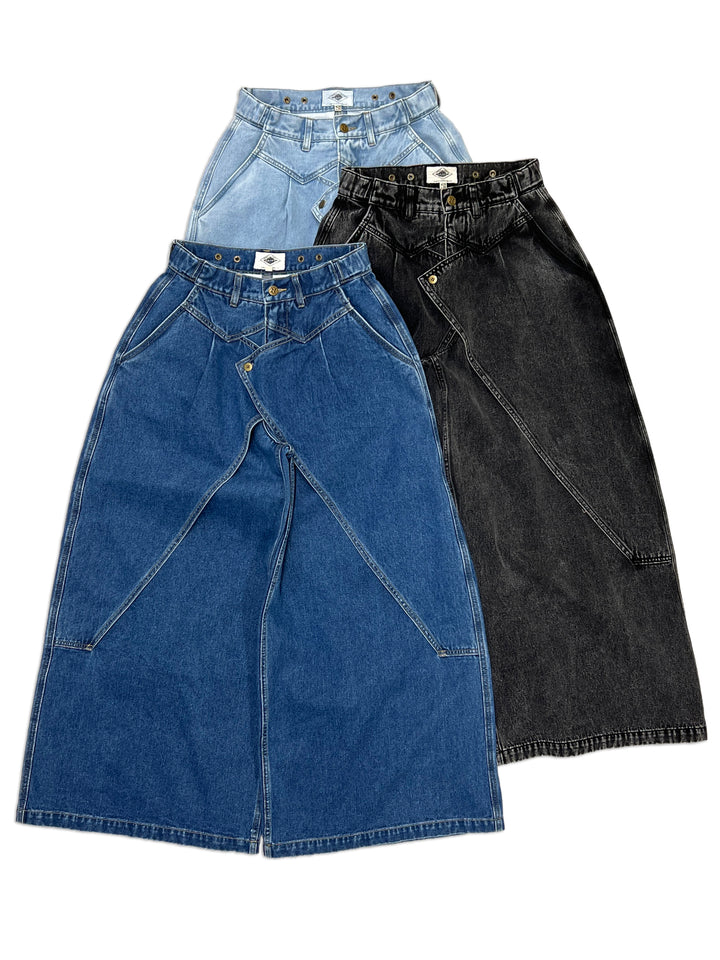 Culotte Denim Pants