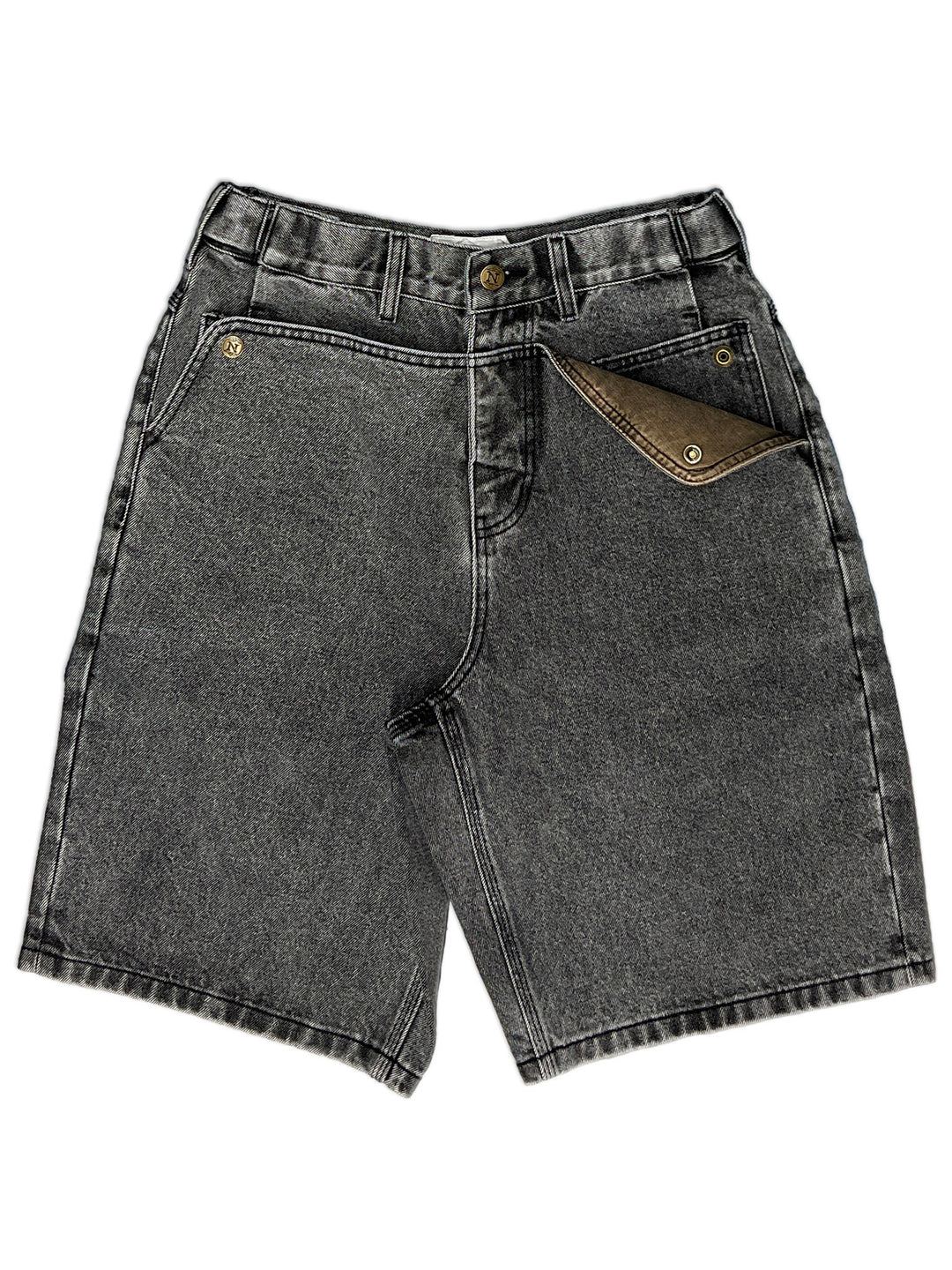Mule Ear Denim Shorts
