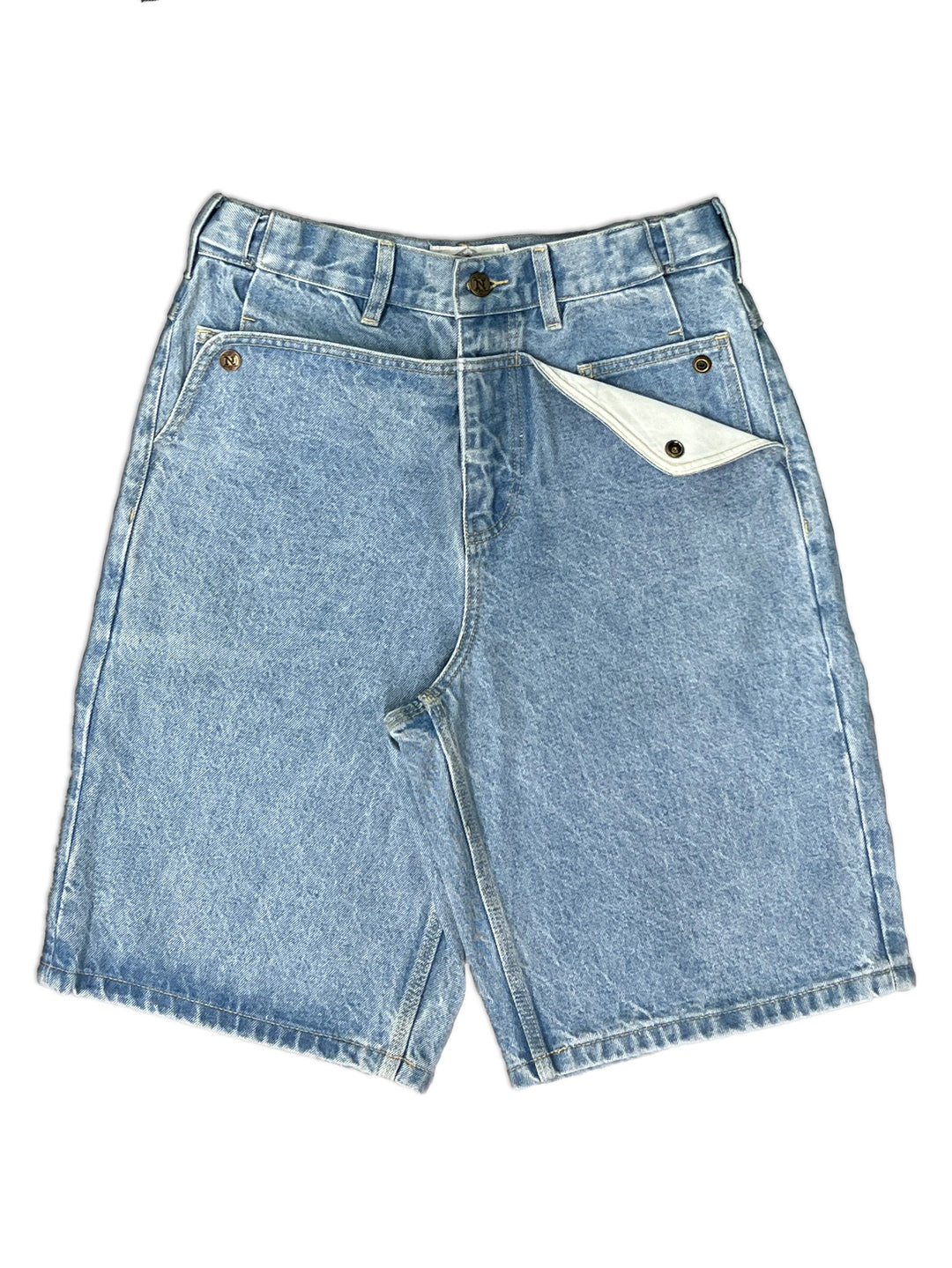 Mule Ear Denim Shorts