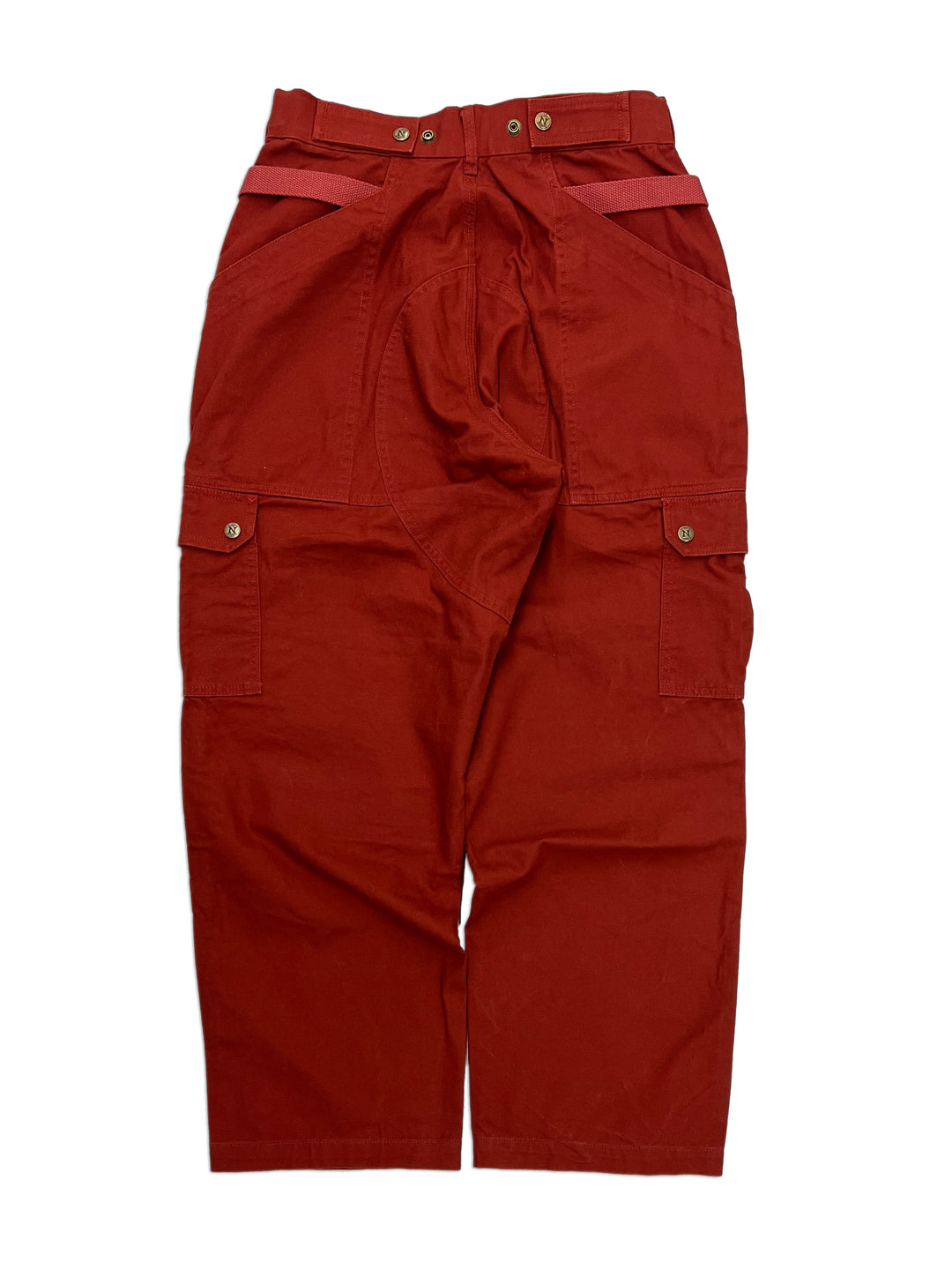 2-Tone Straight Uniform Cargo Pants