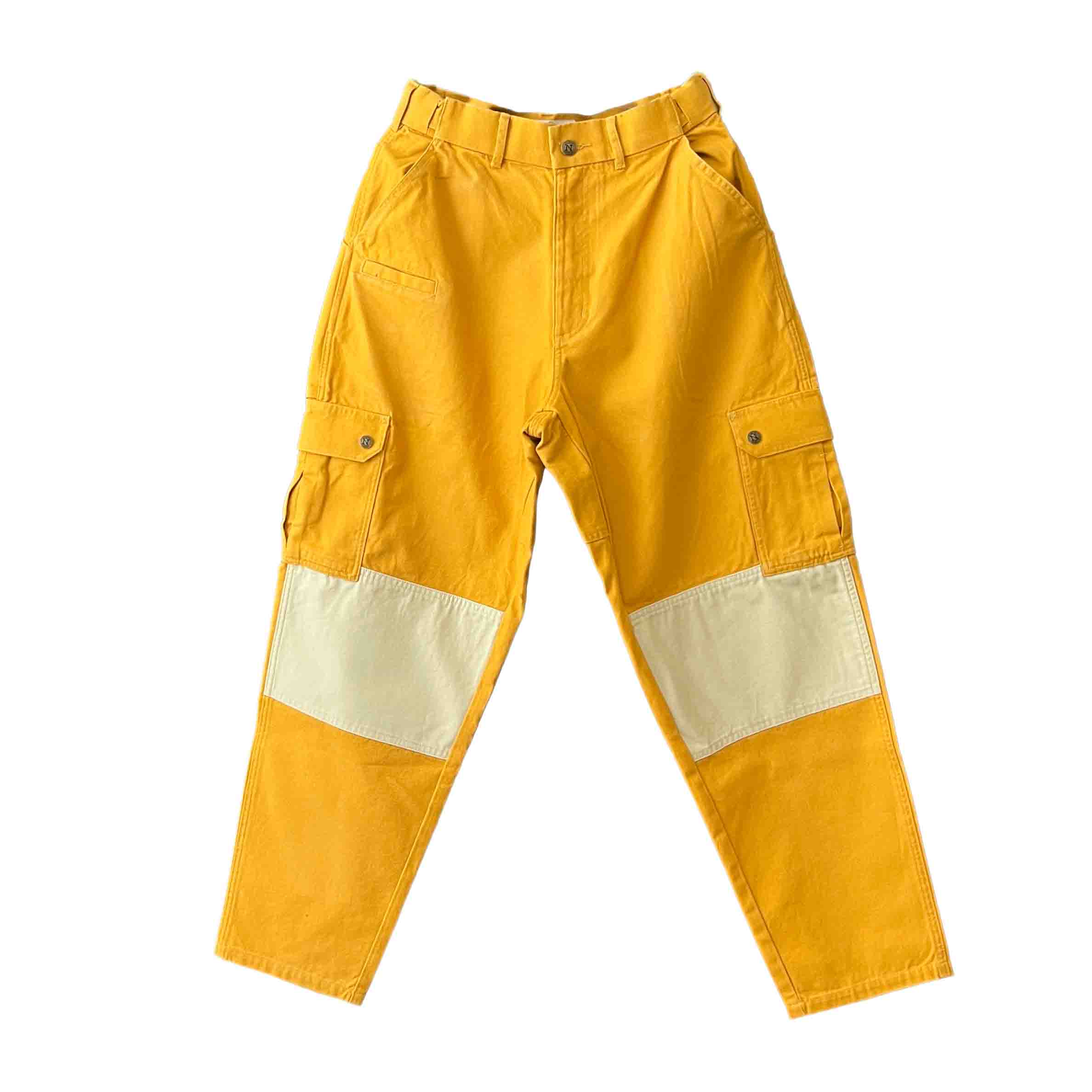 Waist: 29" x Inseam: 29" High Rise 2-Tone Orange Tapered Uniform Cargo Pants