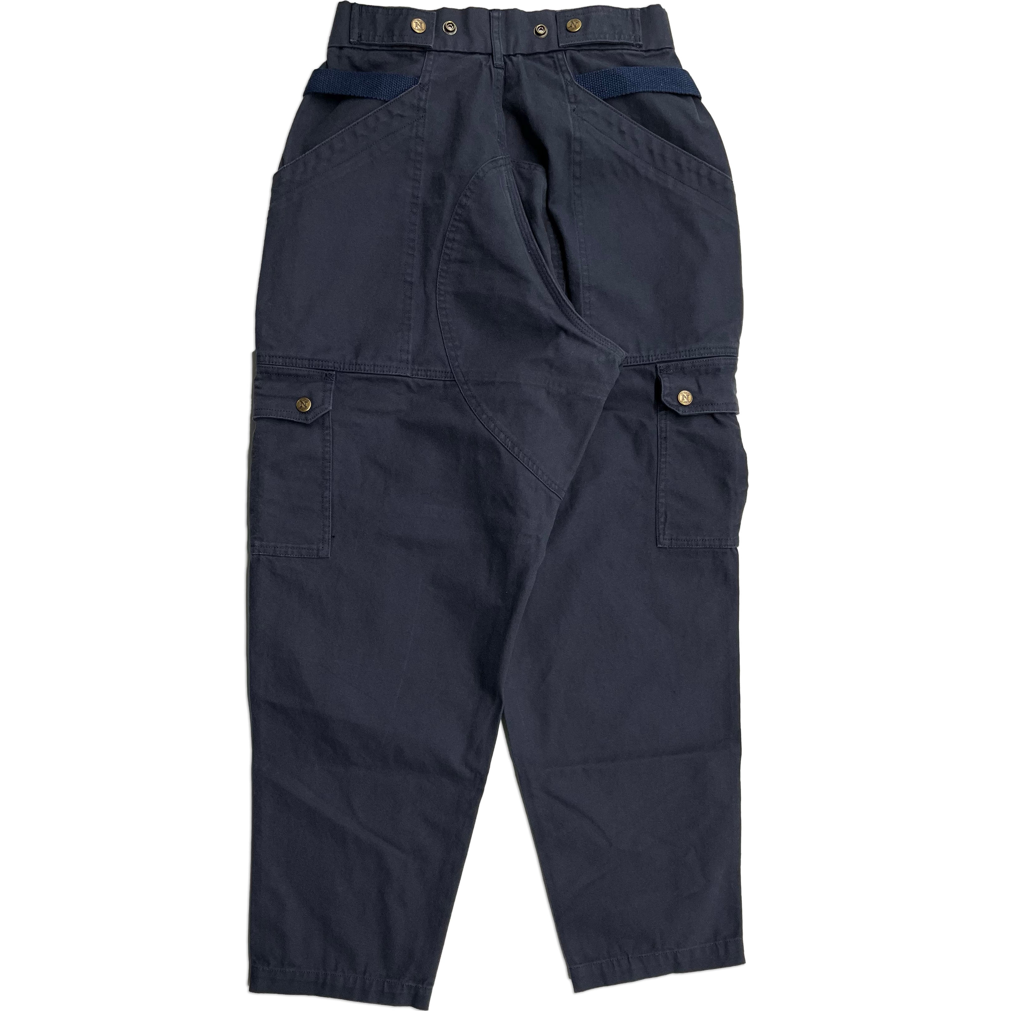 2-Tone Navy Tapered Uniform Cargo Pants