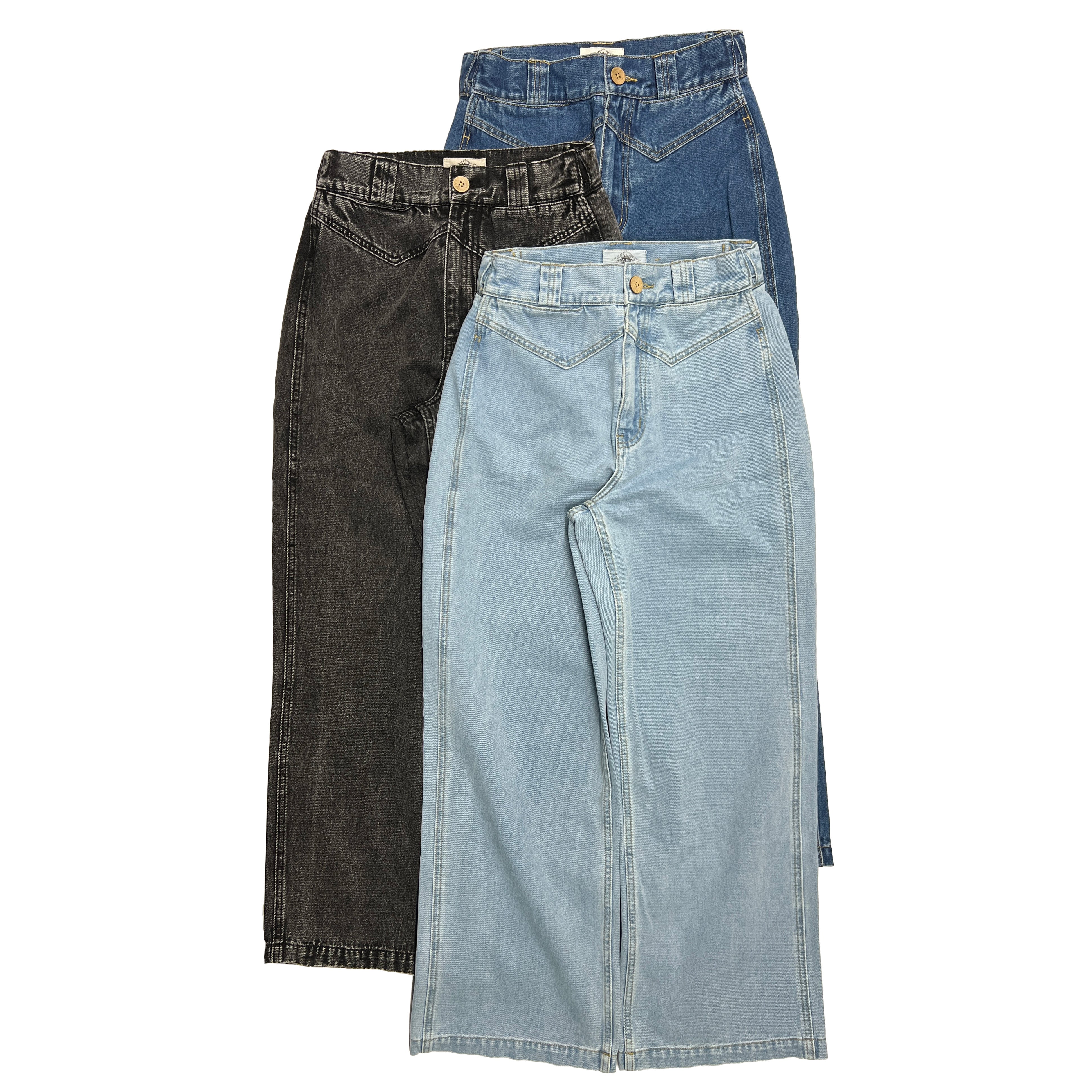 Unreleased Sample - W28 x L29 - 15” Rise - 37” Hip - 24” Thigh- Sailor