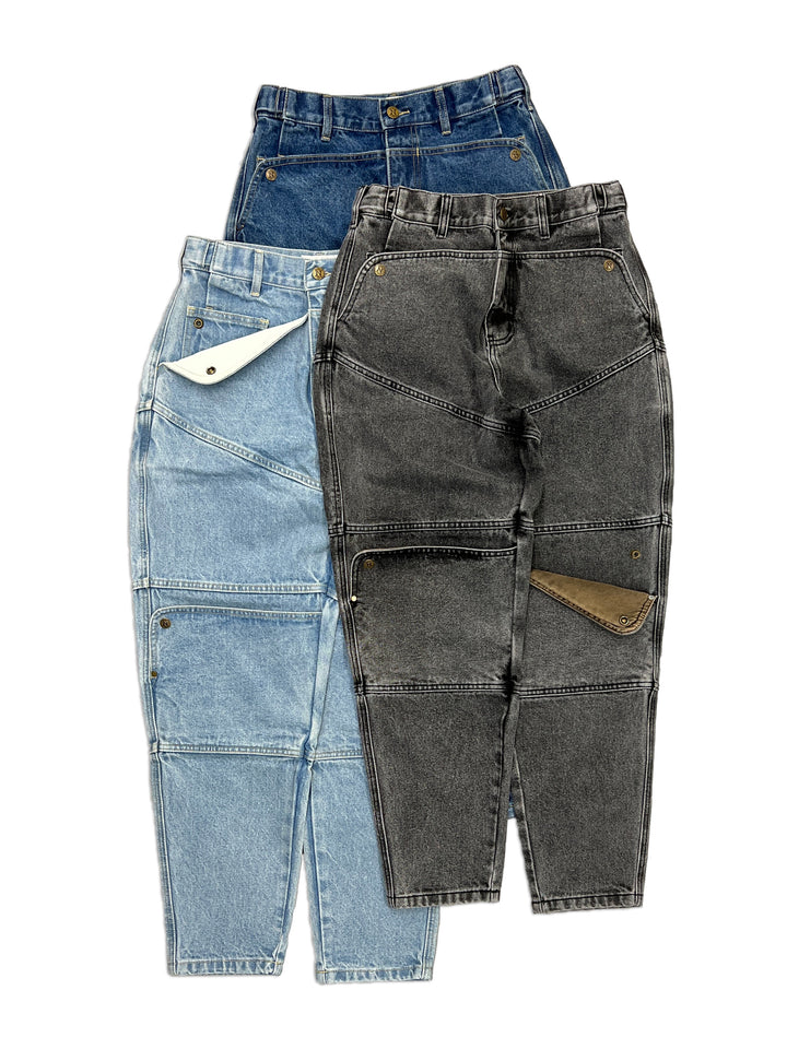 Carpenter Tapered Mule Ear Denim Pants