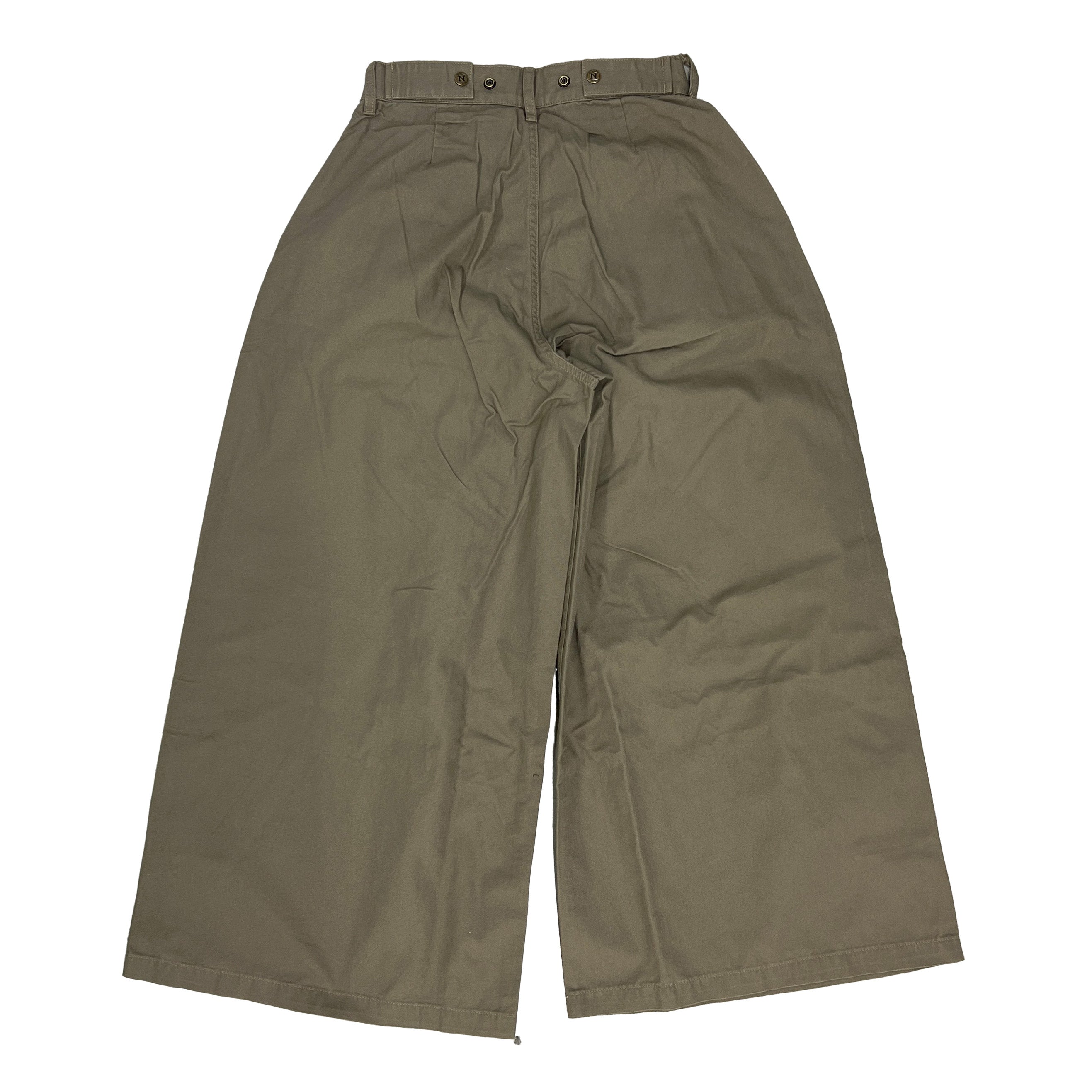 Unreleased Sample - W28 x L29 - 12.5” Rise - 48” Hip - 32” Thigh- Light Gray Cargo Culotte