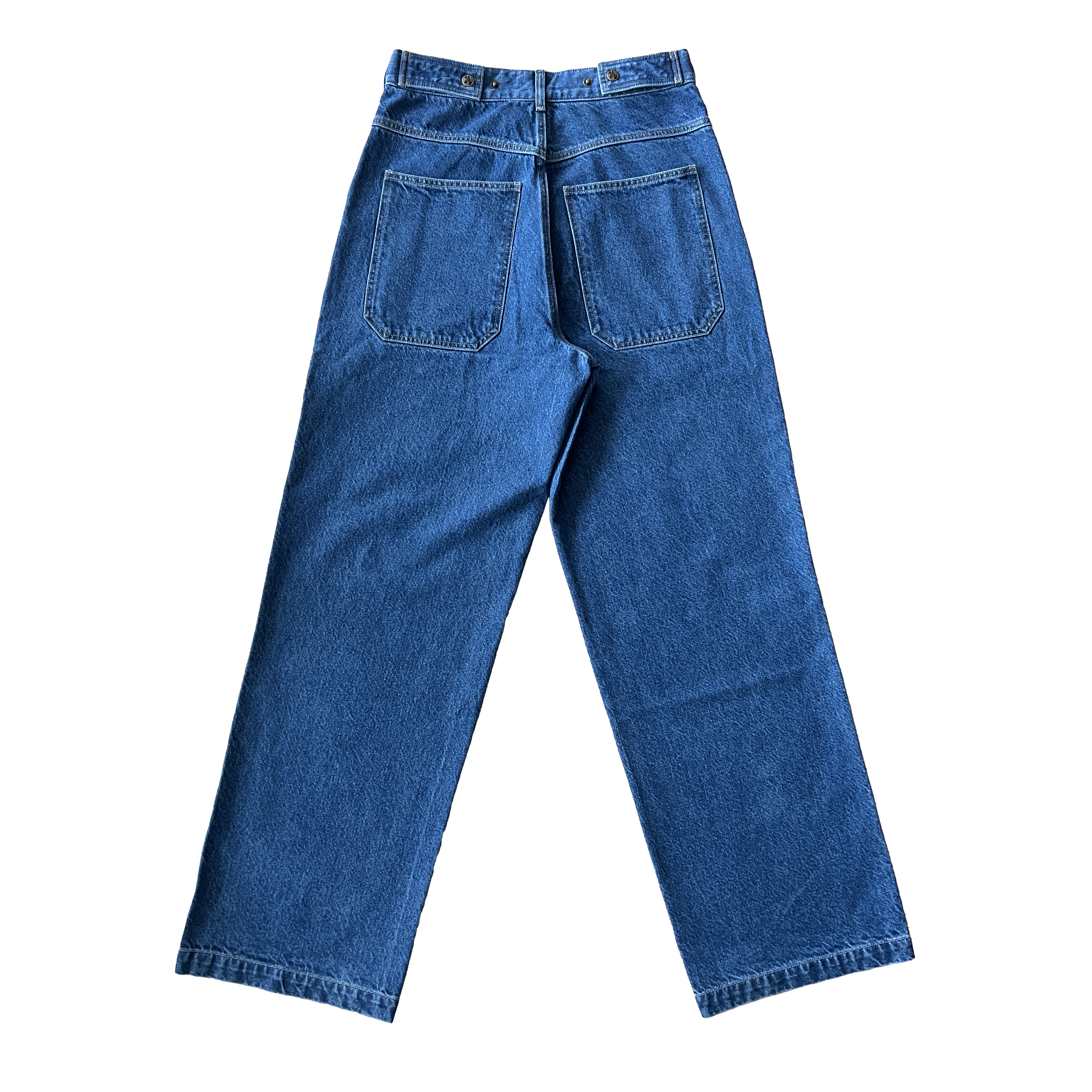 12 oz Navy Straight Mule Ear Denim Pants (old style)