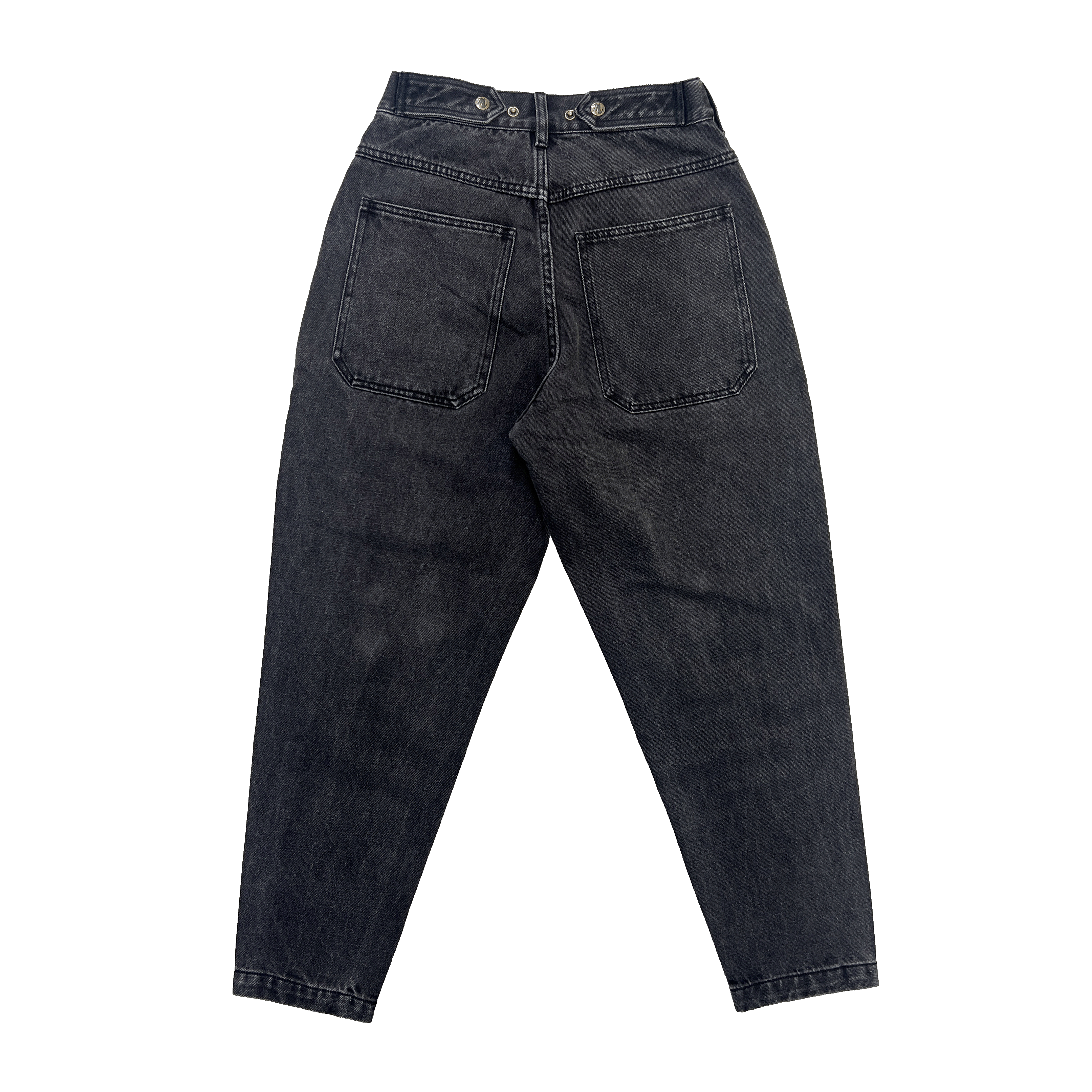 12 oz Black Tapered Mule Ear Denim Pants (old style)