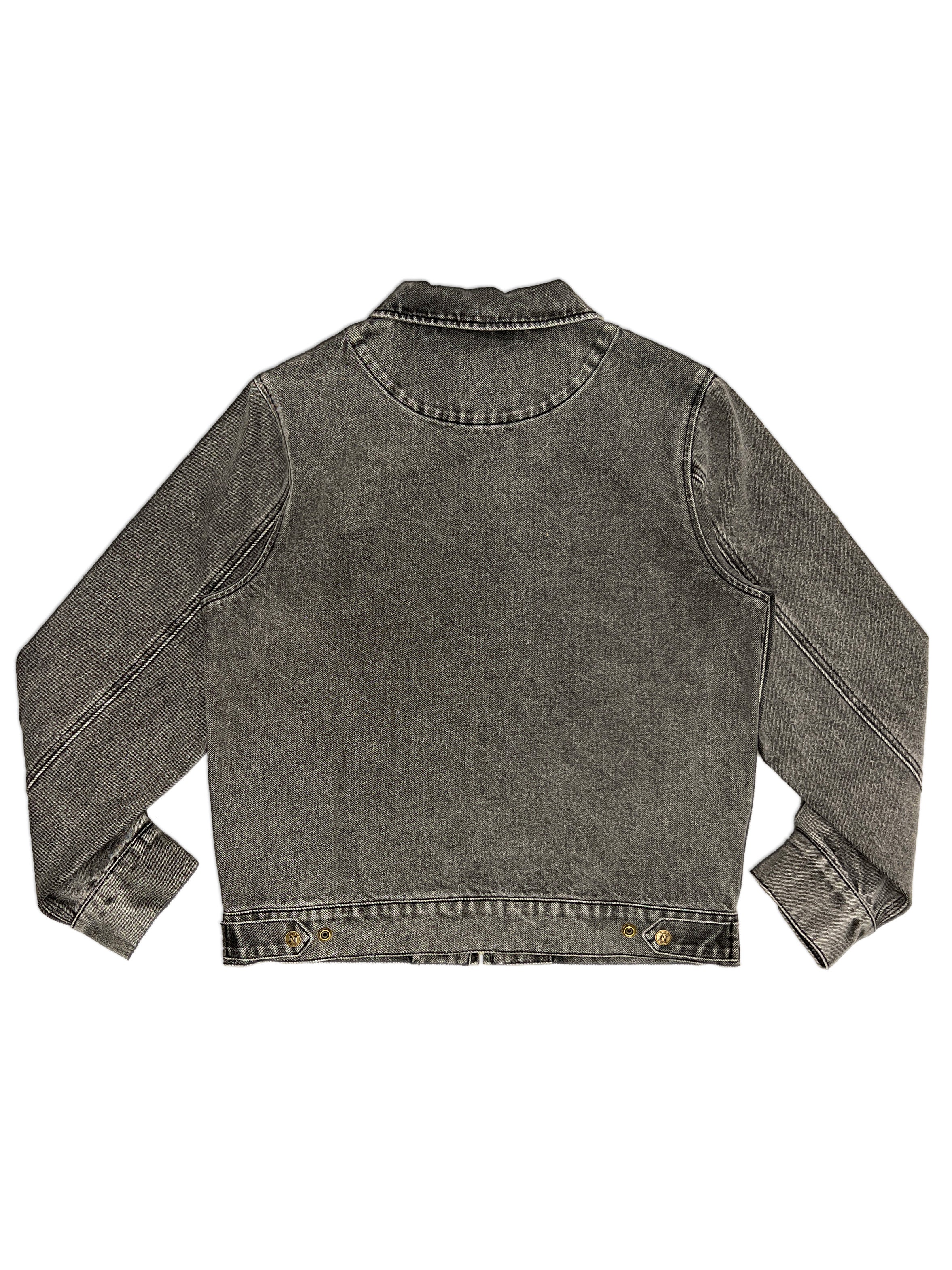 12 oz Black Standard Issue Denim Jacket