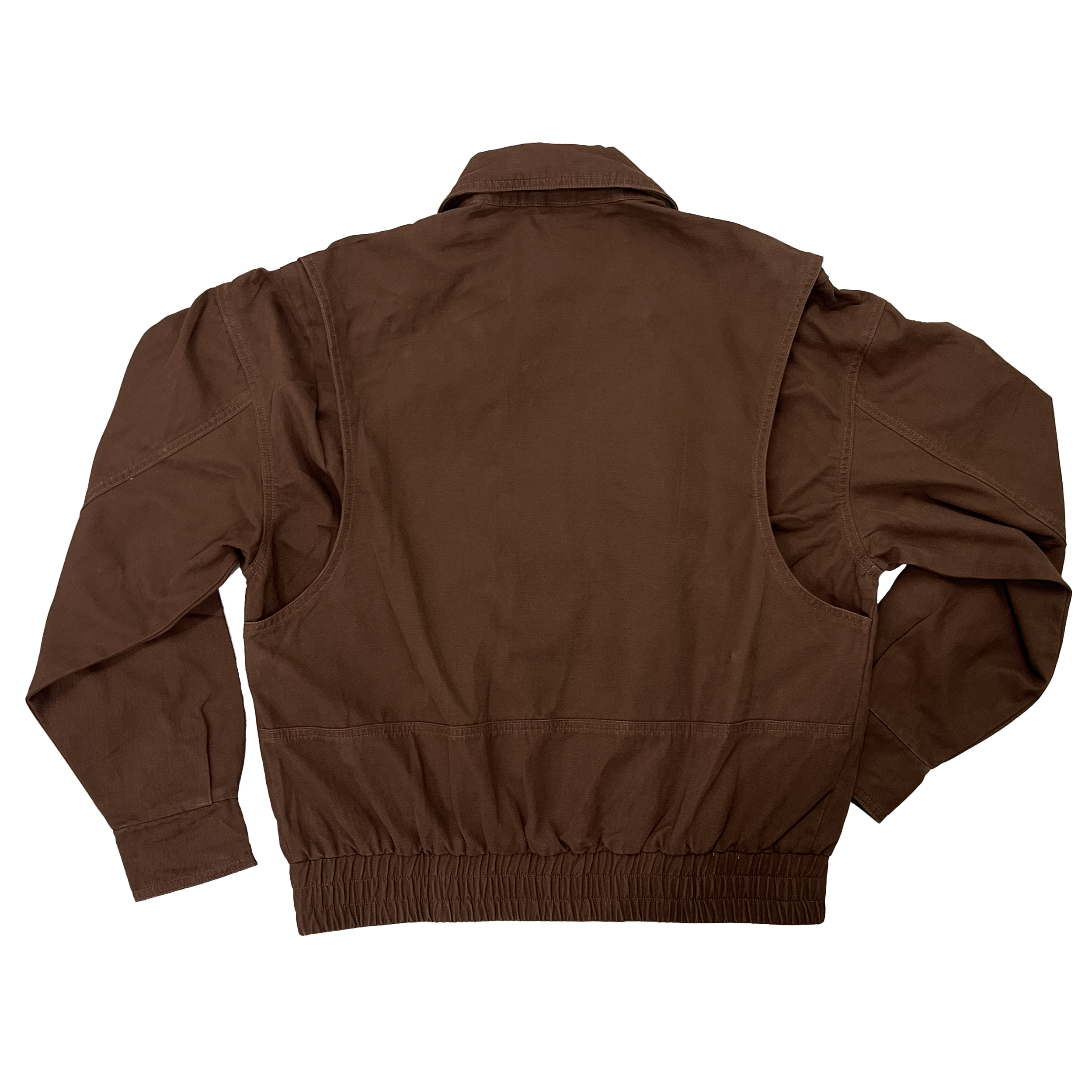 Dark Brown Uniform Cargo Jacket