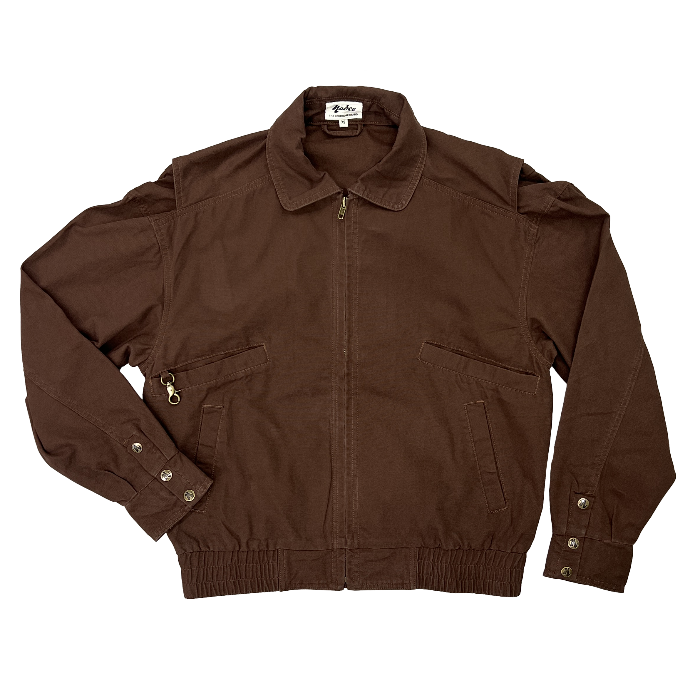 Dark Brown Uniform Cargo Jacket