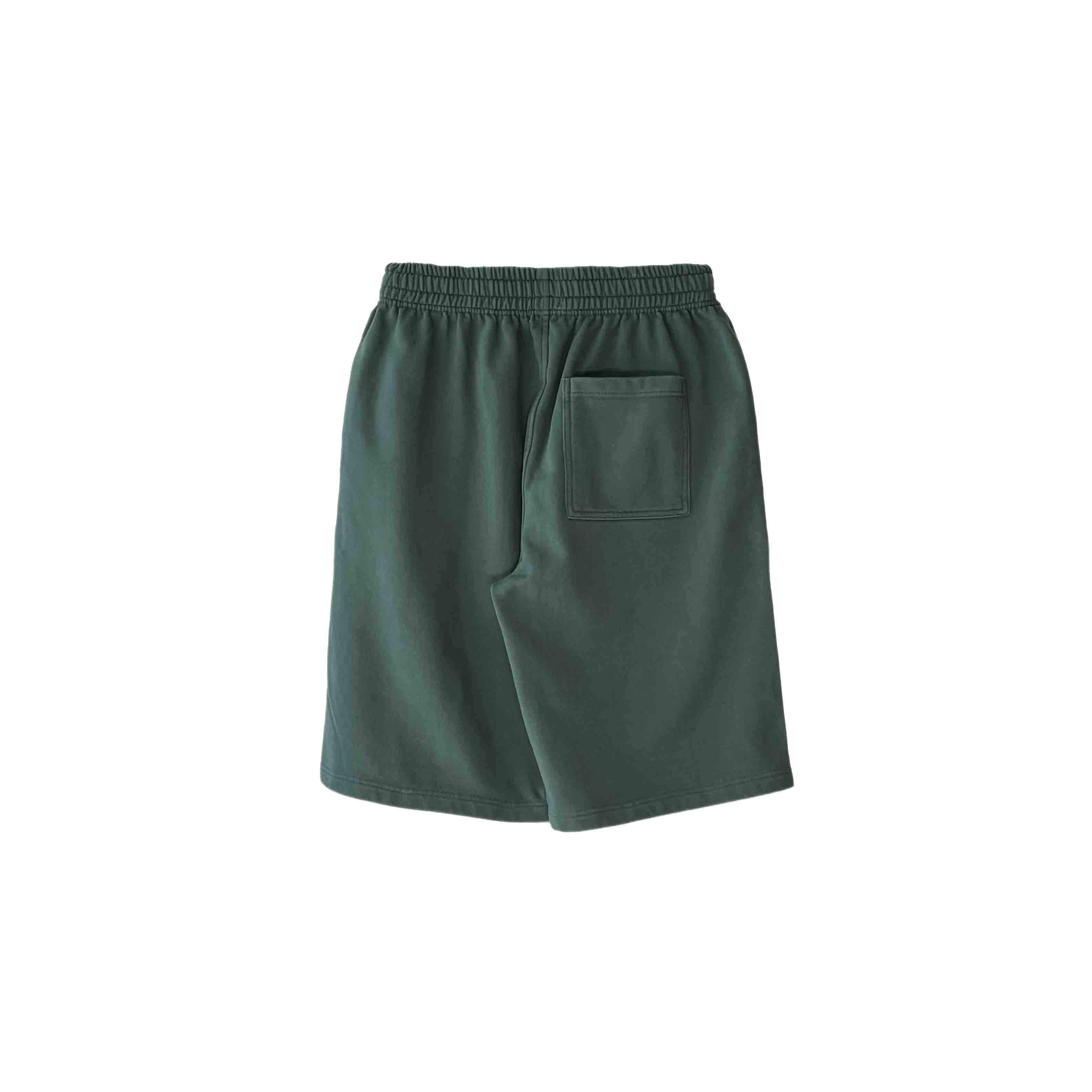 Dark Green Sweat Shorts
