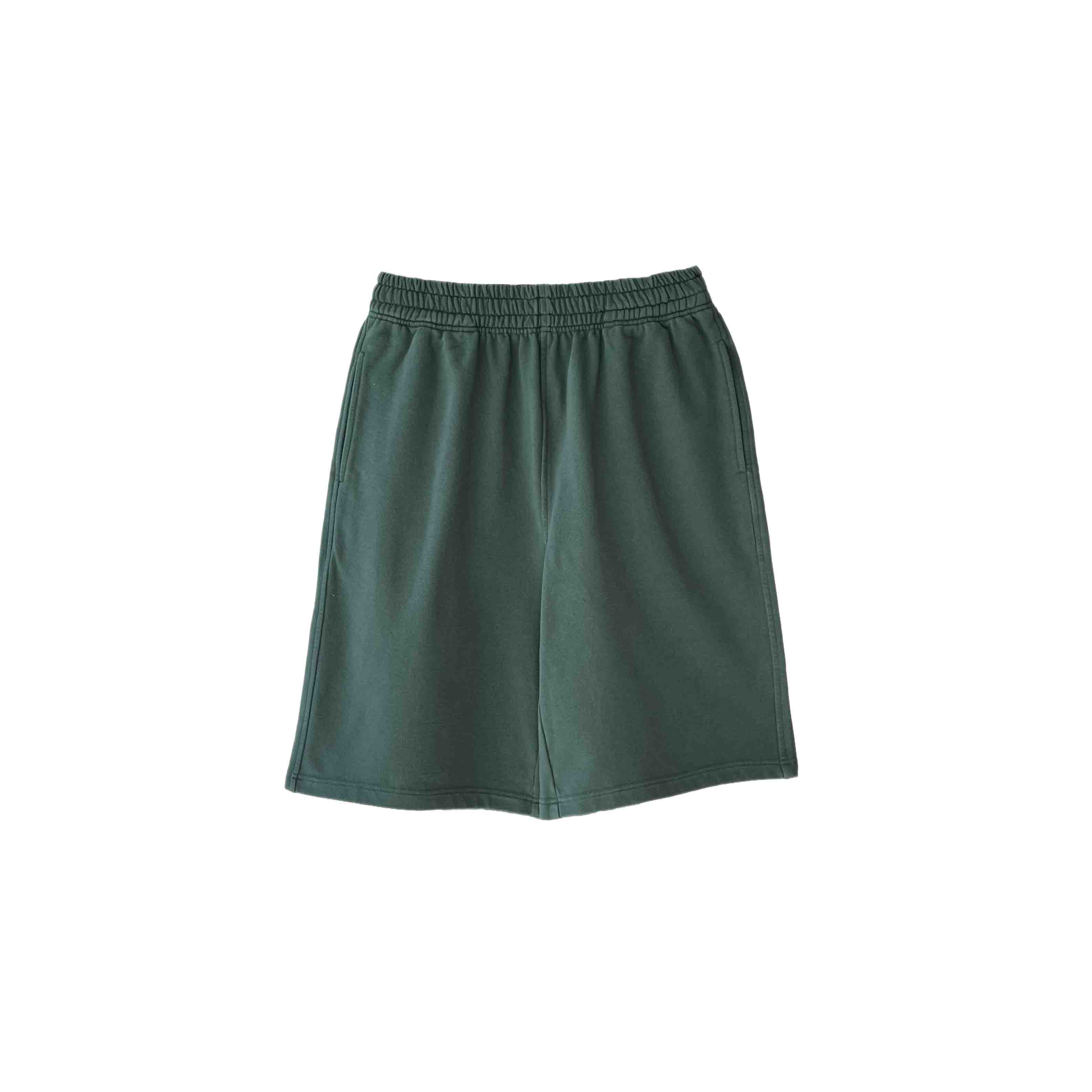 Dark Green Sweat Shorts