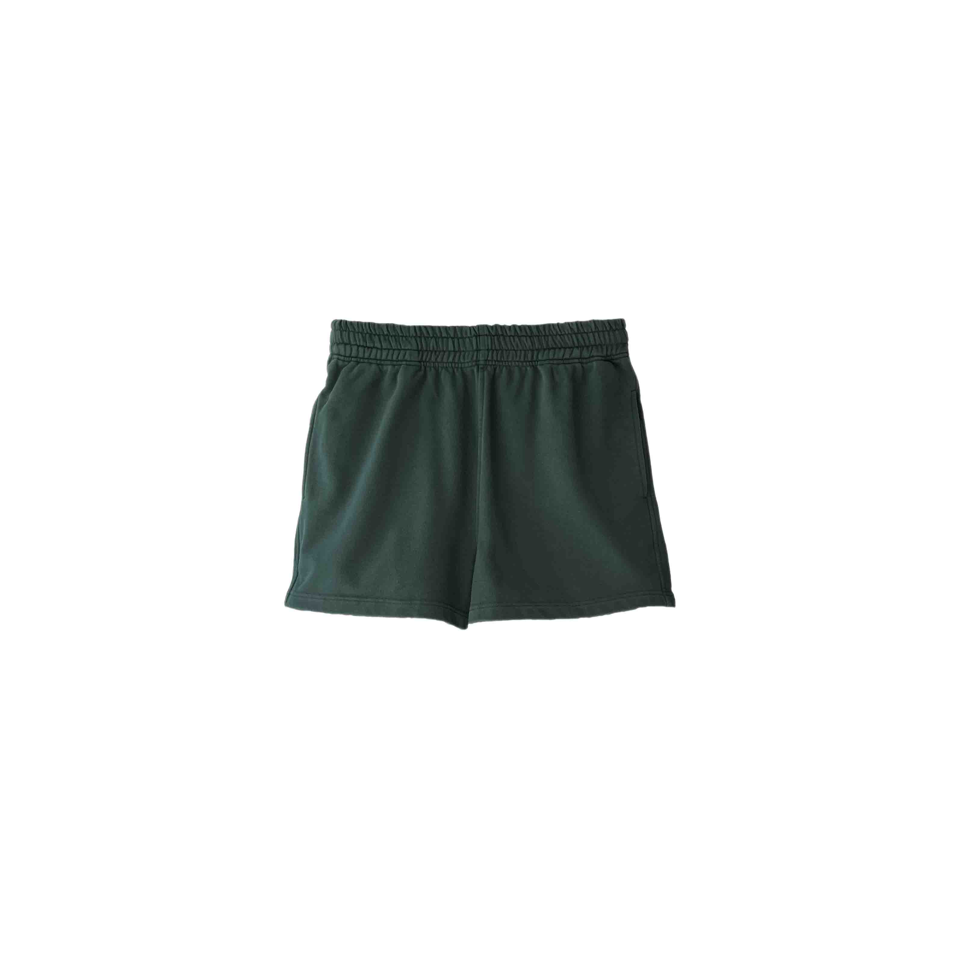 Dark Green Sweat Shorts