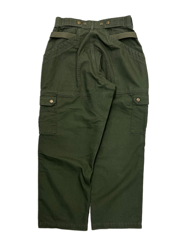 Straight Uniform Cargo Pants