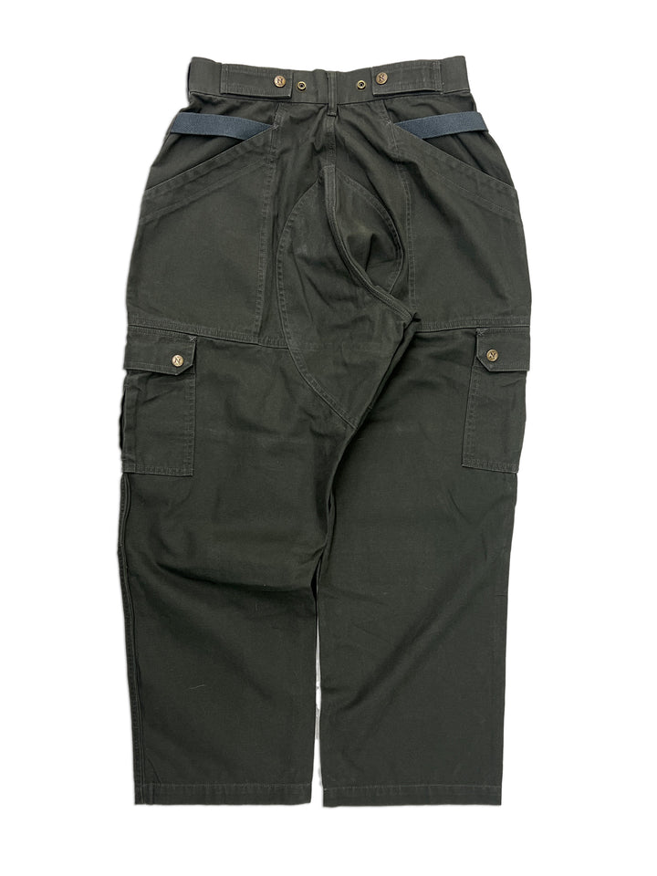 Straight Uniform Cargo Pants