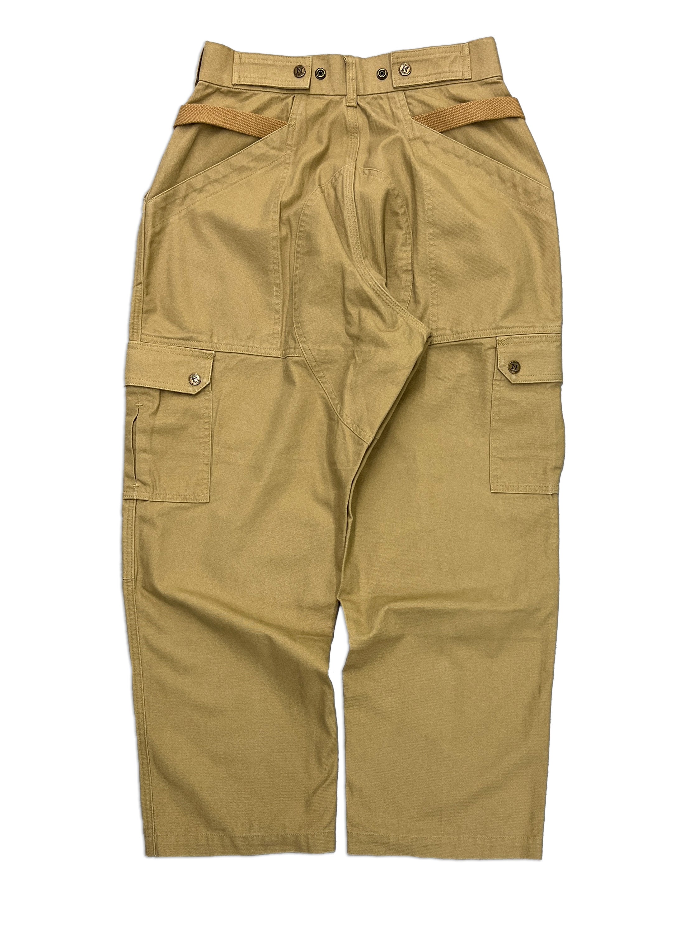 Sand Straight Uniform Cargo Pants