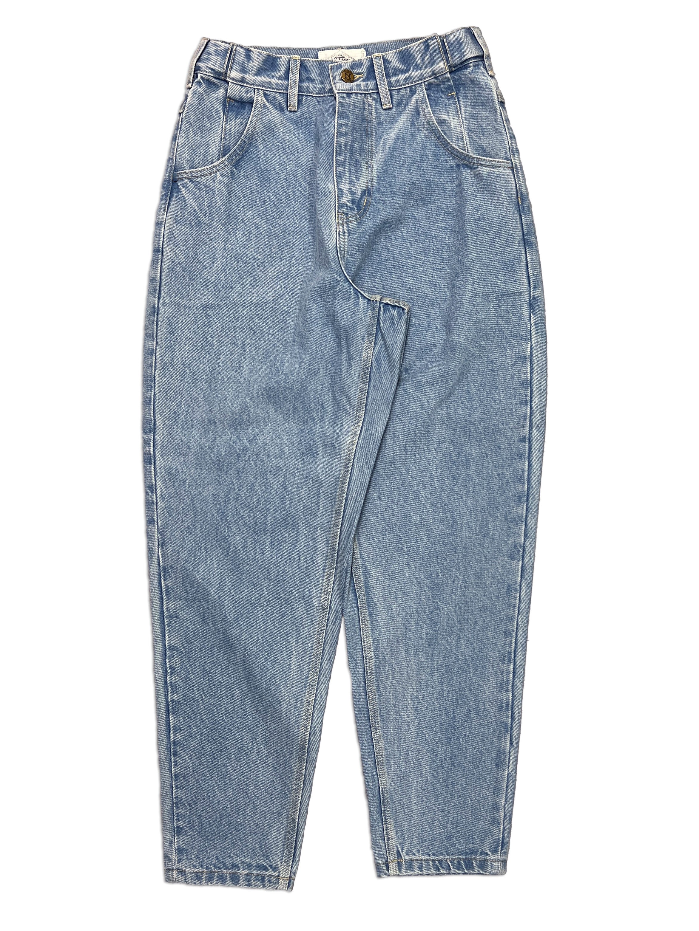 Tapered Standard Issue Denim Pants, 100% cotton - 14 ounce denim, Light Blue, Tapered leg, Unisex, gender neutral, adjustable waist band allows for 2 inches of stretch and 2 inches of tightening