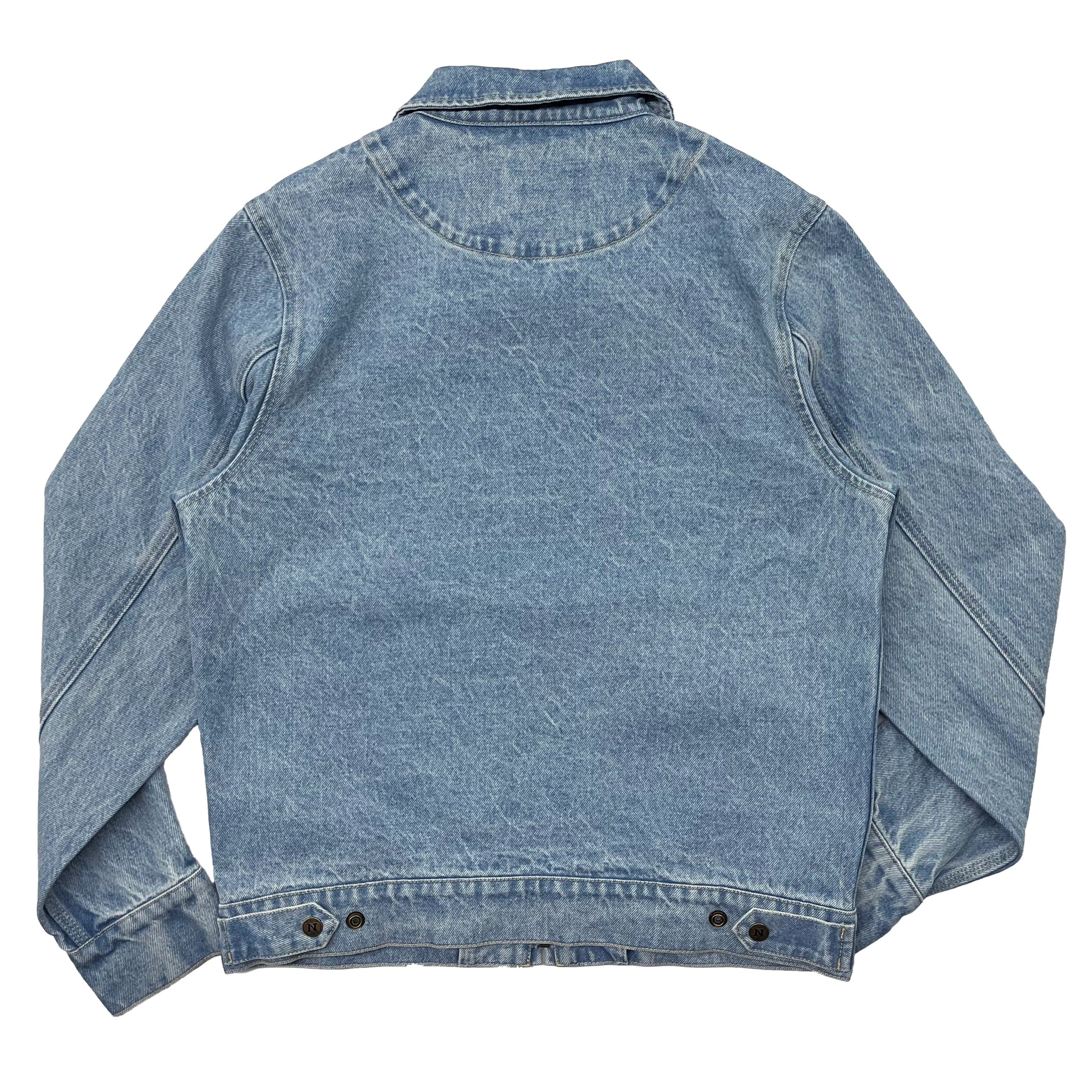 Light Blue Mule Ear Denim Jacket-2