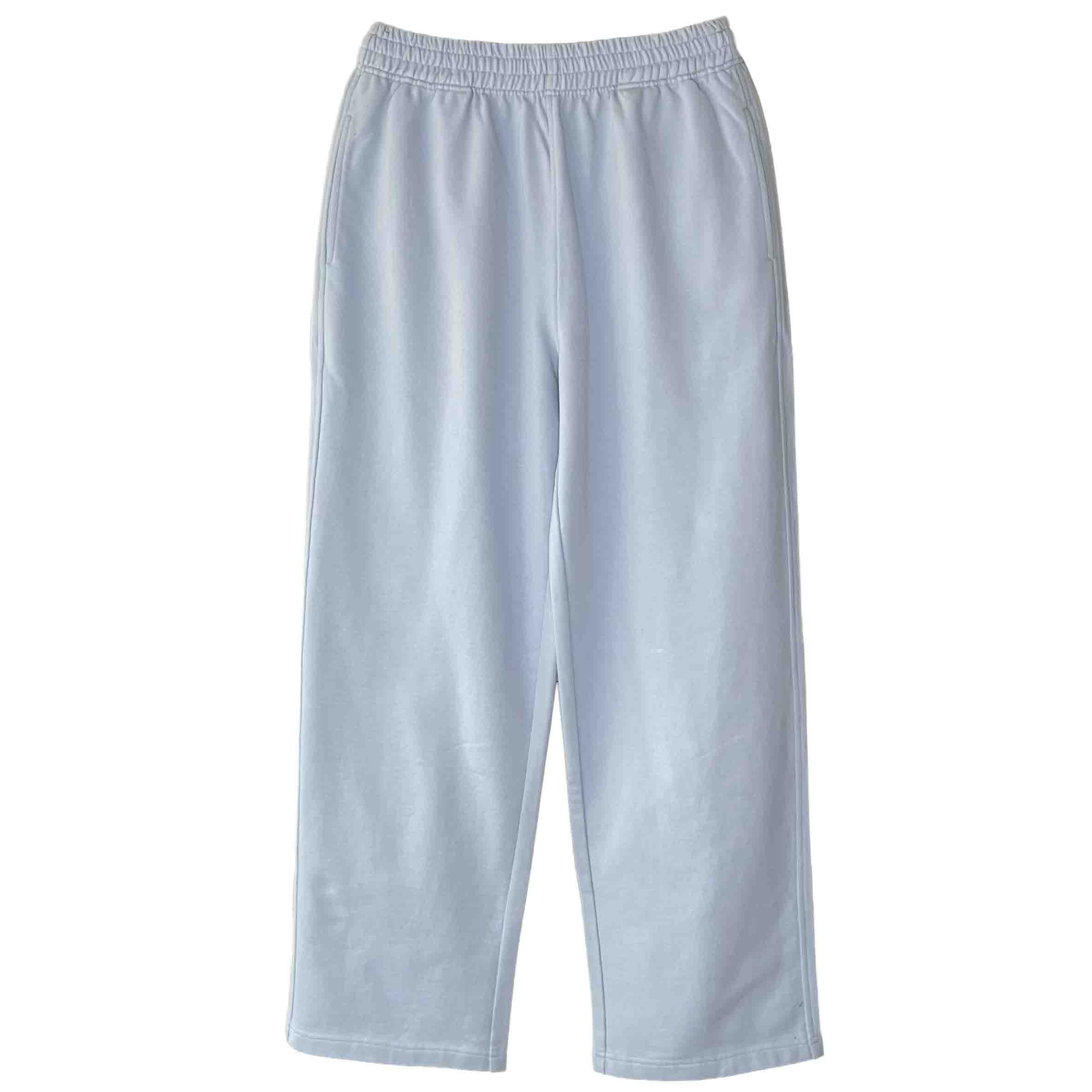 Light Blue Straight Sweat Pants