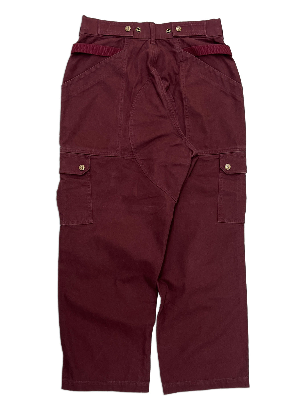 Straight Uniform Cargo Pants