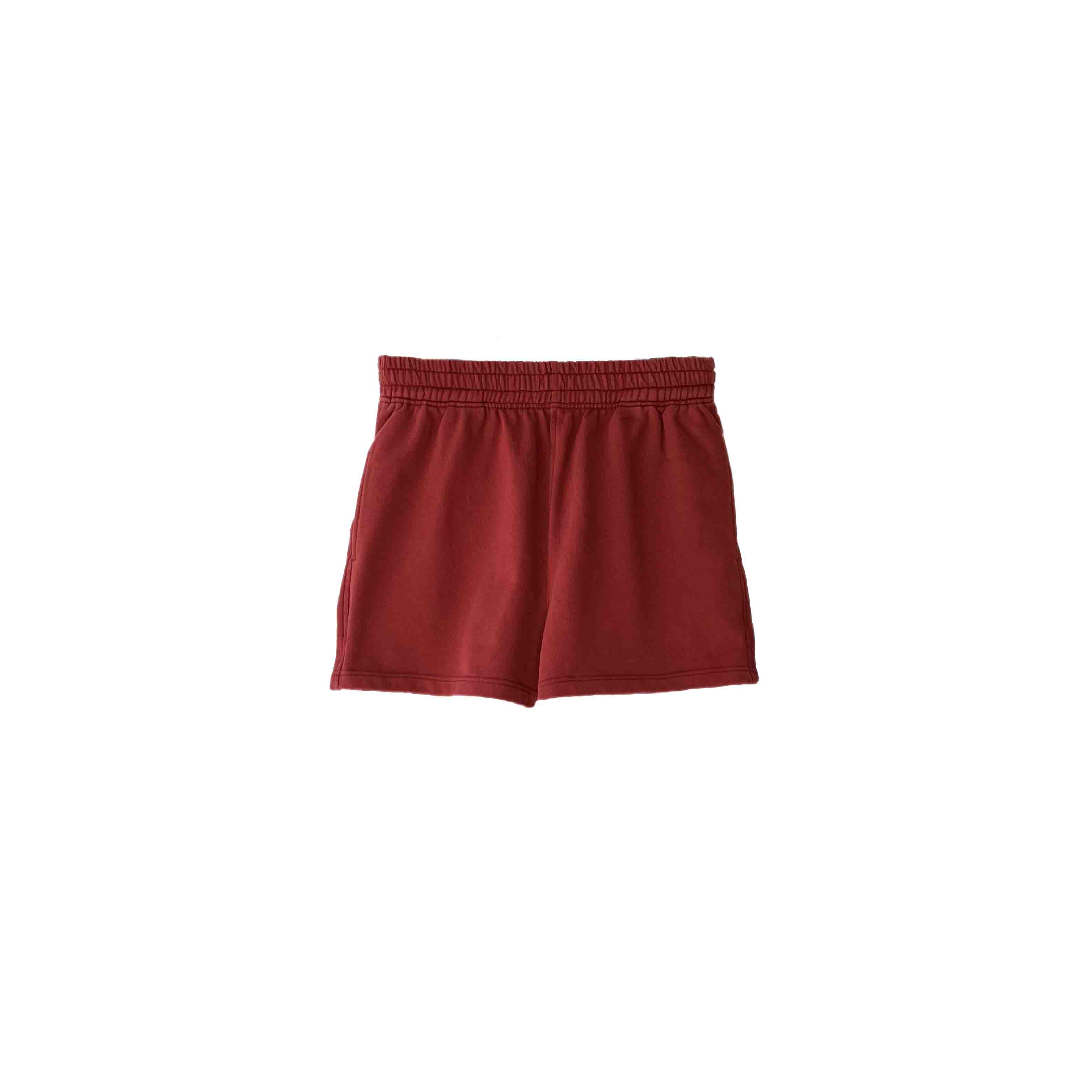 Maroon Sweat Shorts