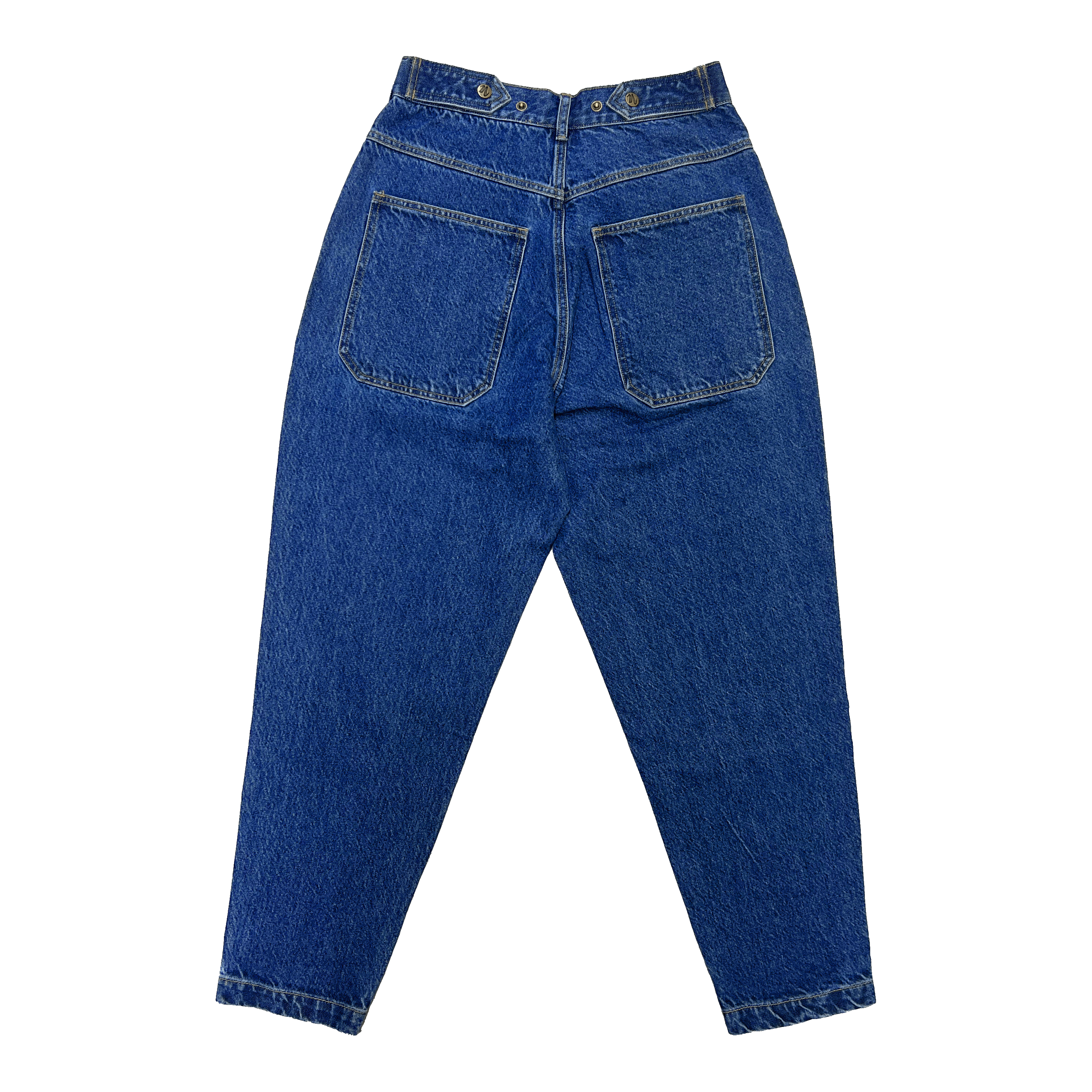 12 oz Navy Tapered Mule Ear Denim Pants (old style)