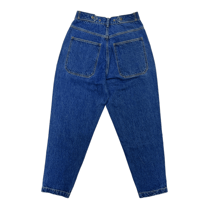 Tapered Mule Ear Denim Pants