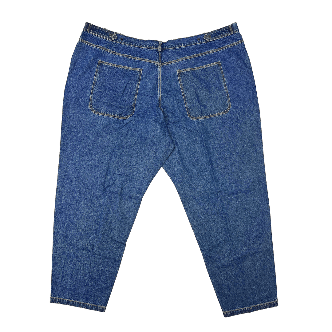 Tapered Mule Ear Denim Pants