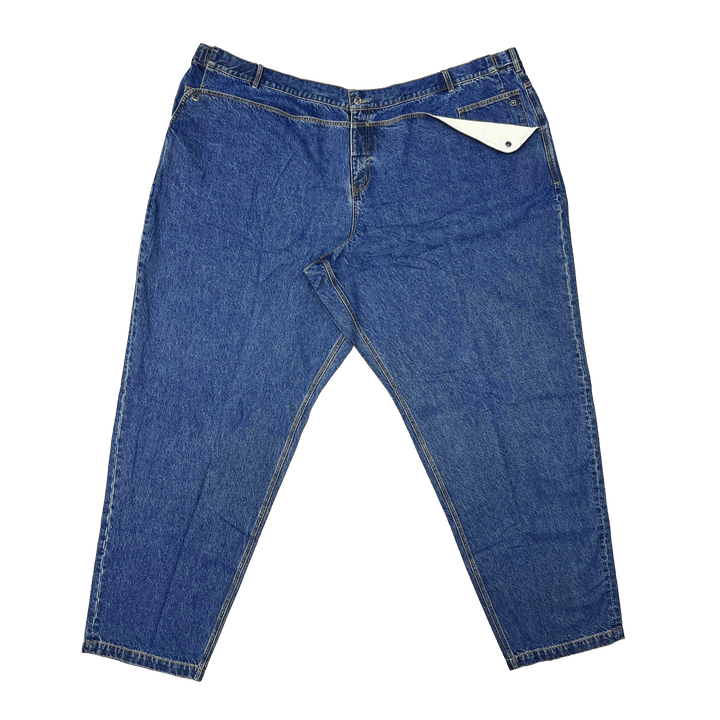 Tapered Mule Ear Denim Pants