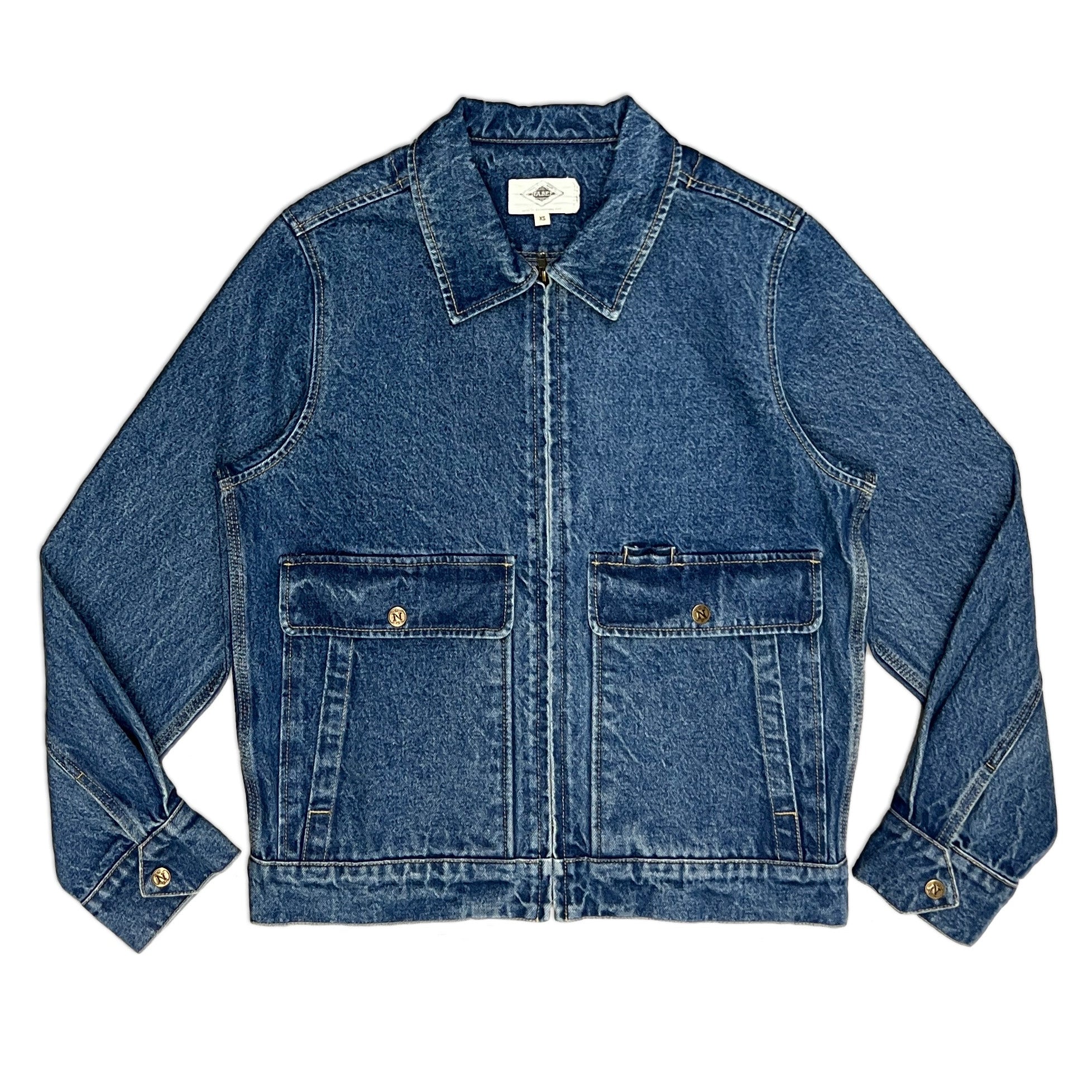 Navy Standard Issue Denim Jacket-1