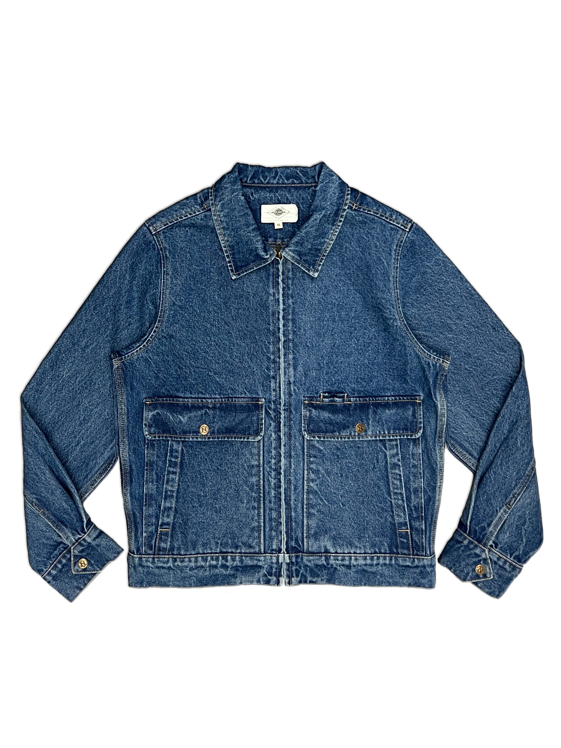 12 oz Navy Standard Issue Denim Jacket