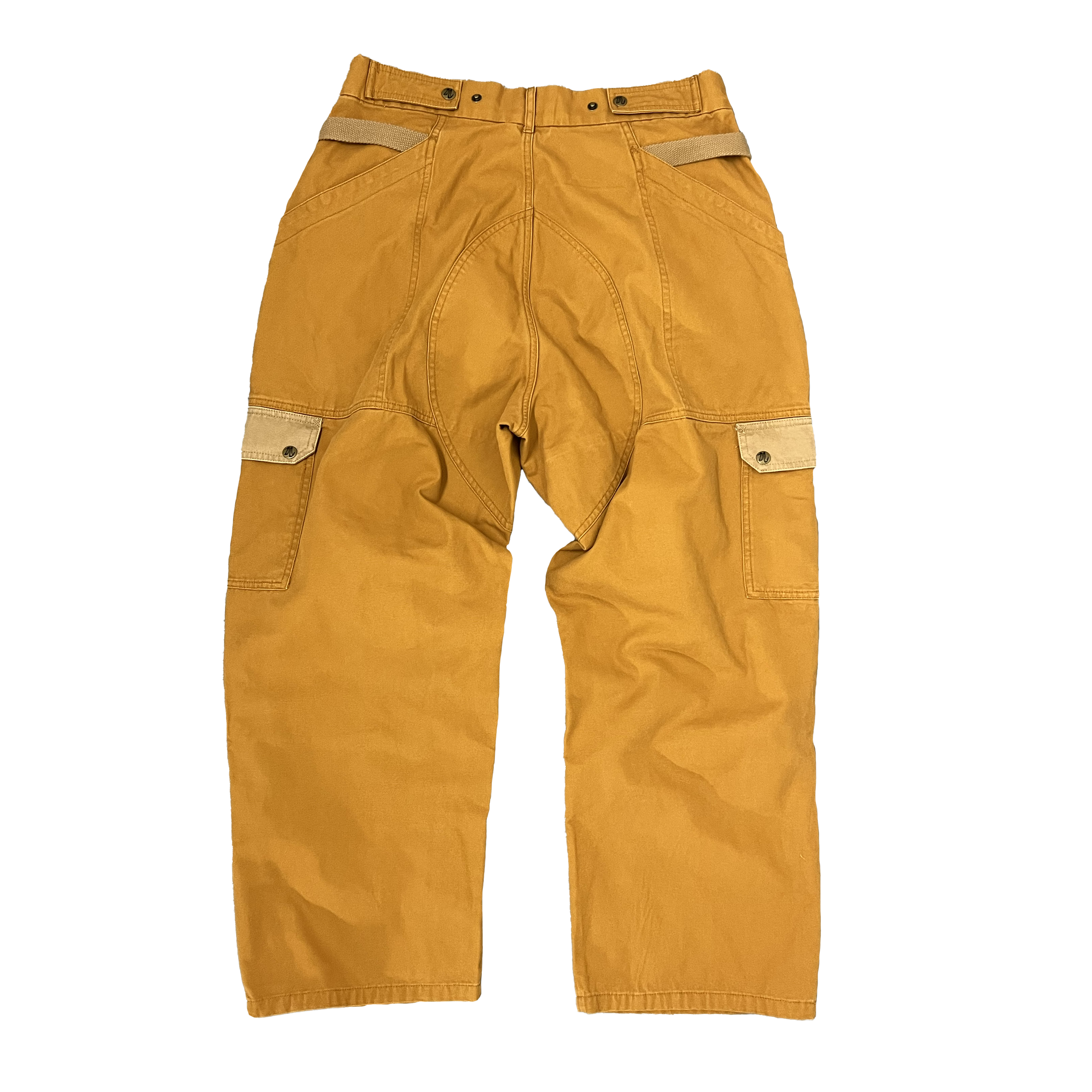 Burnt Orange/Sand 2-Tone Straight Uniform Cargo Pants (old style)