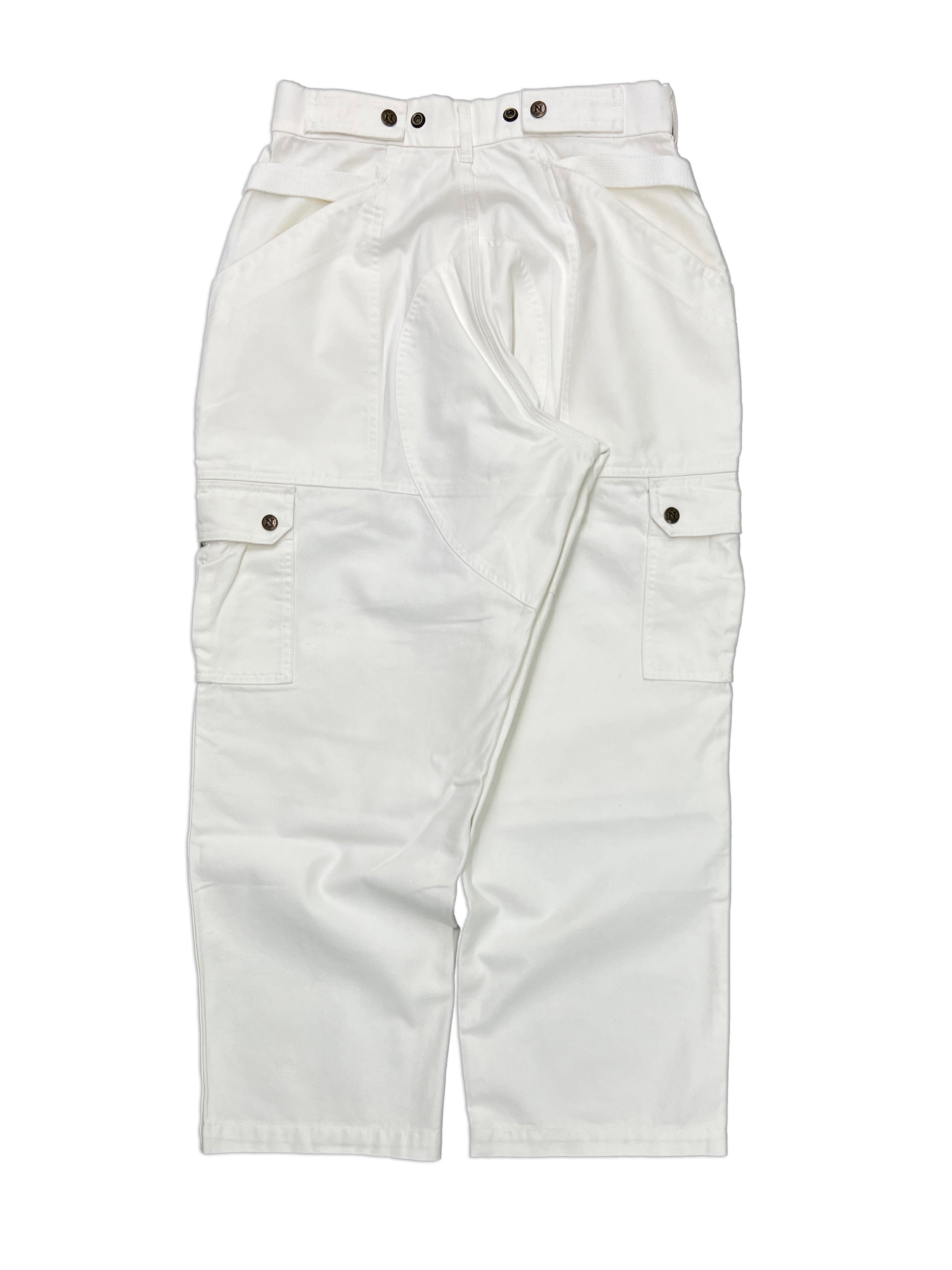 Painter's White Straight Uniform Cargo Pants