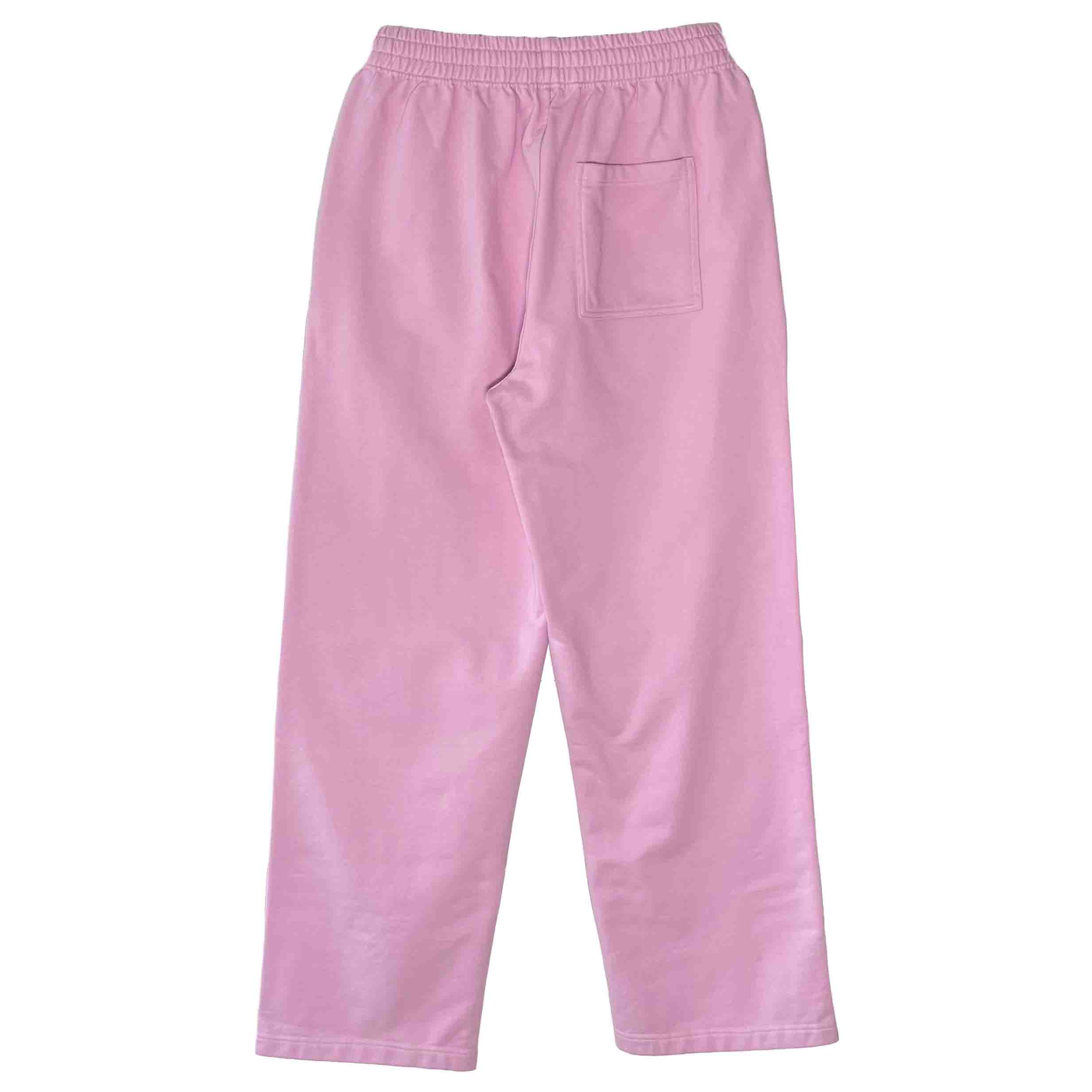 Pink Straight Sweat Pants