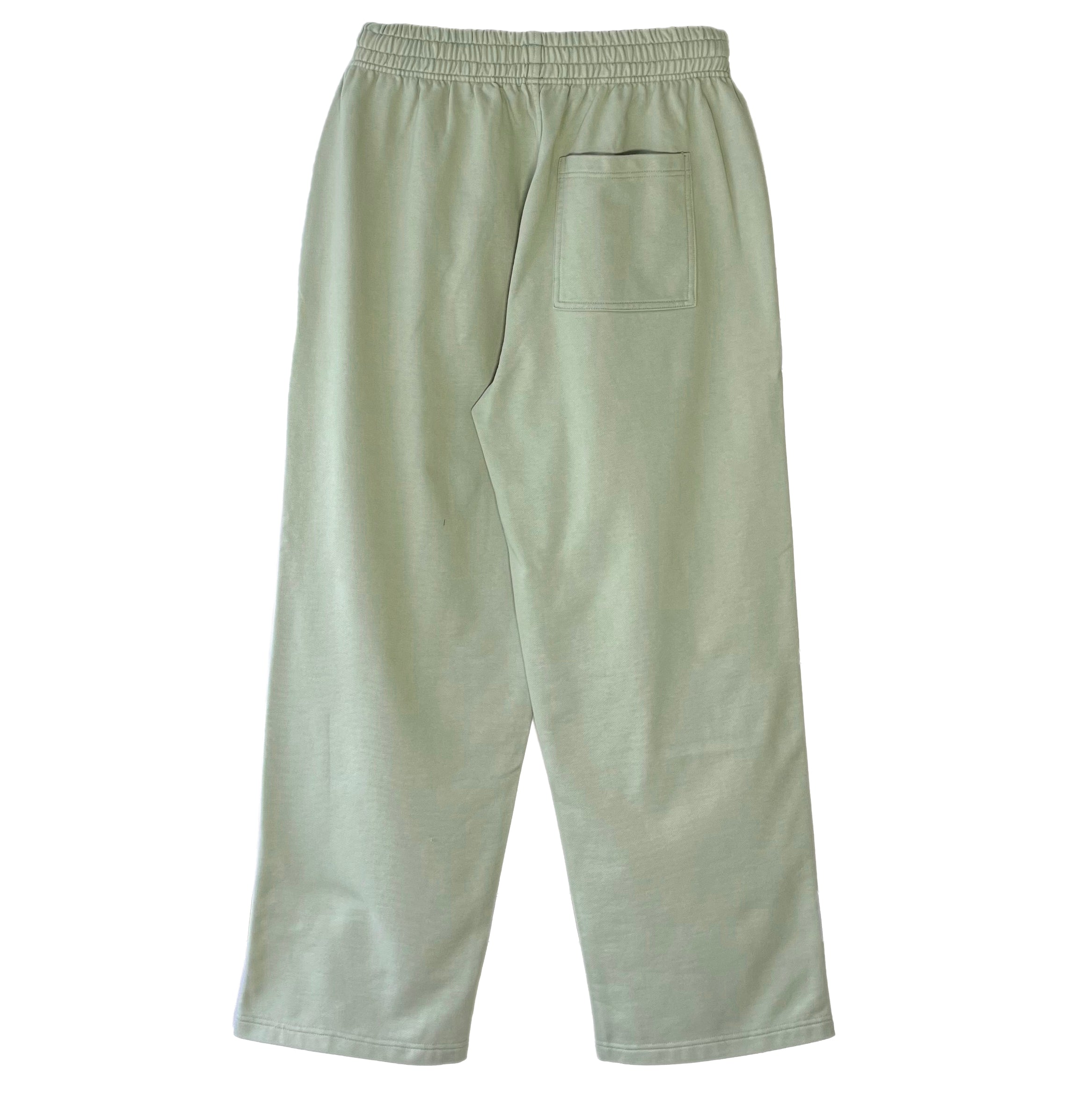 Sage Green Straight Sweat Pants