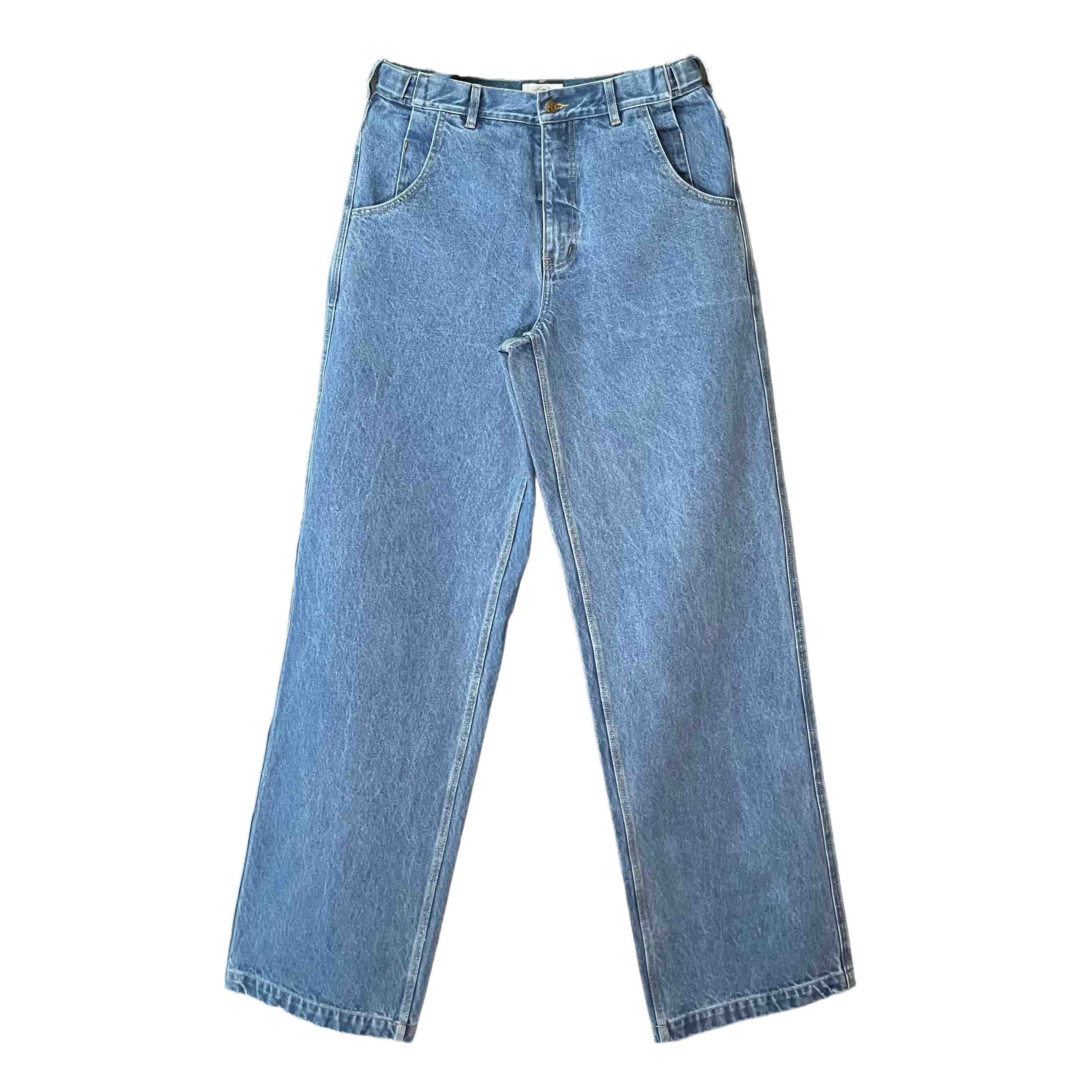 Waist: 34" x Inseam: 36" Navy Straight Standard Issue Denim Pants-1