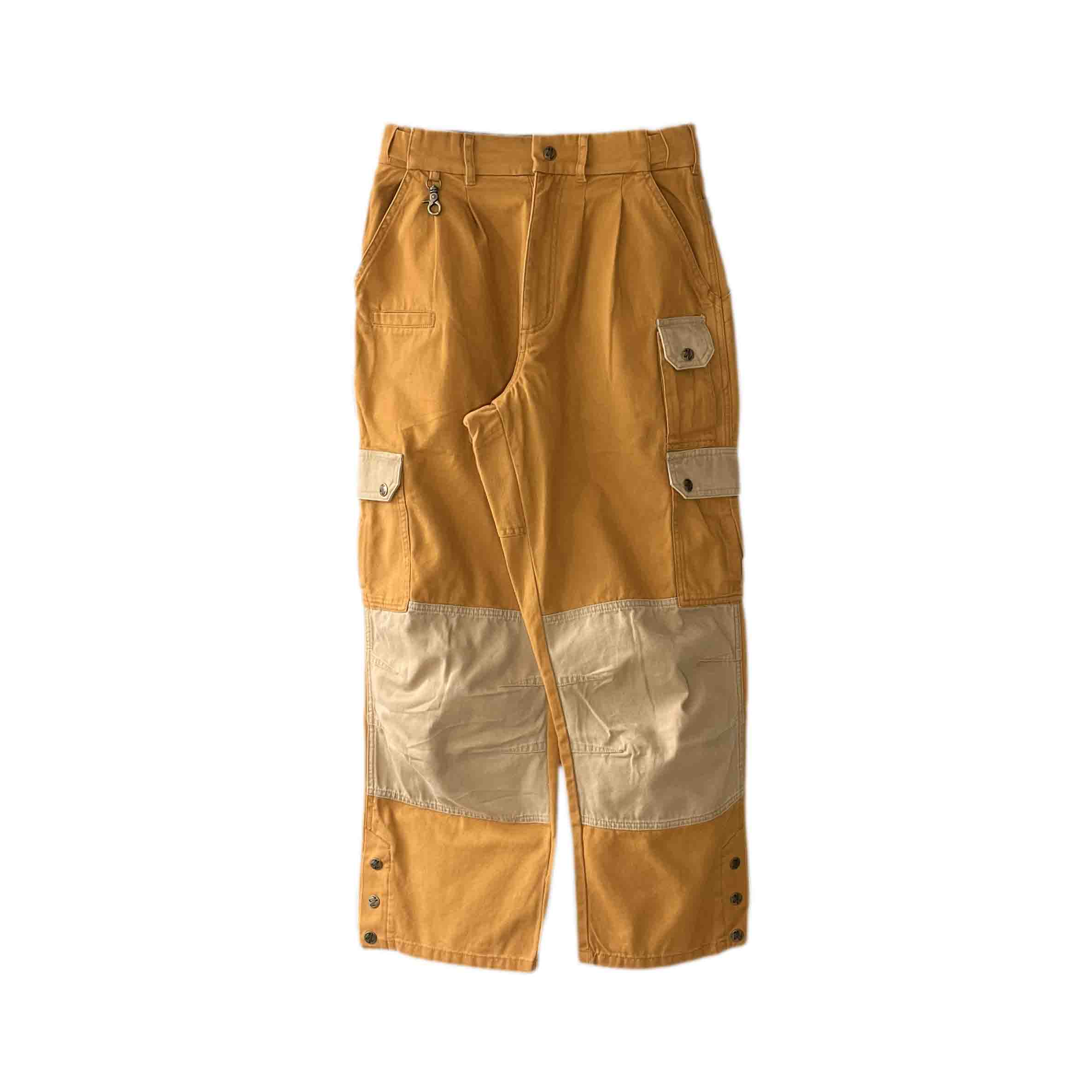 Waist: 27" x Inseam: 26" 2-Tone Burnt Orange Straight Uniform Cargo Pants