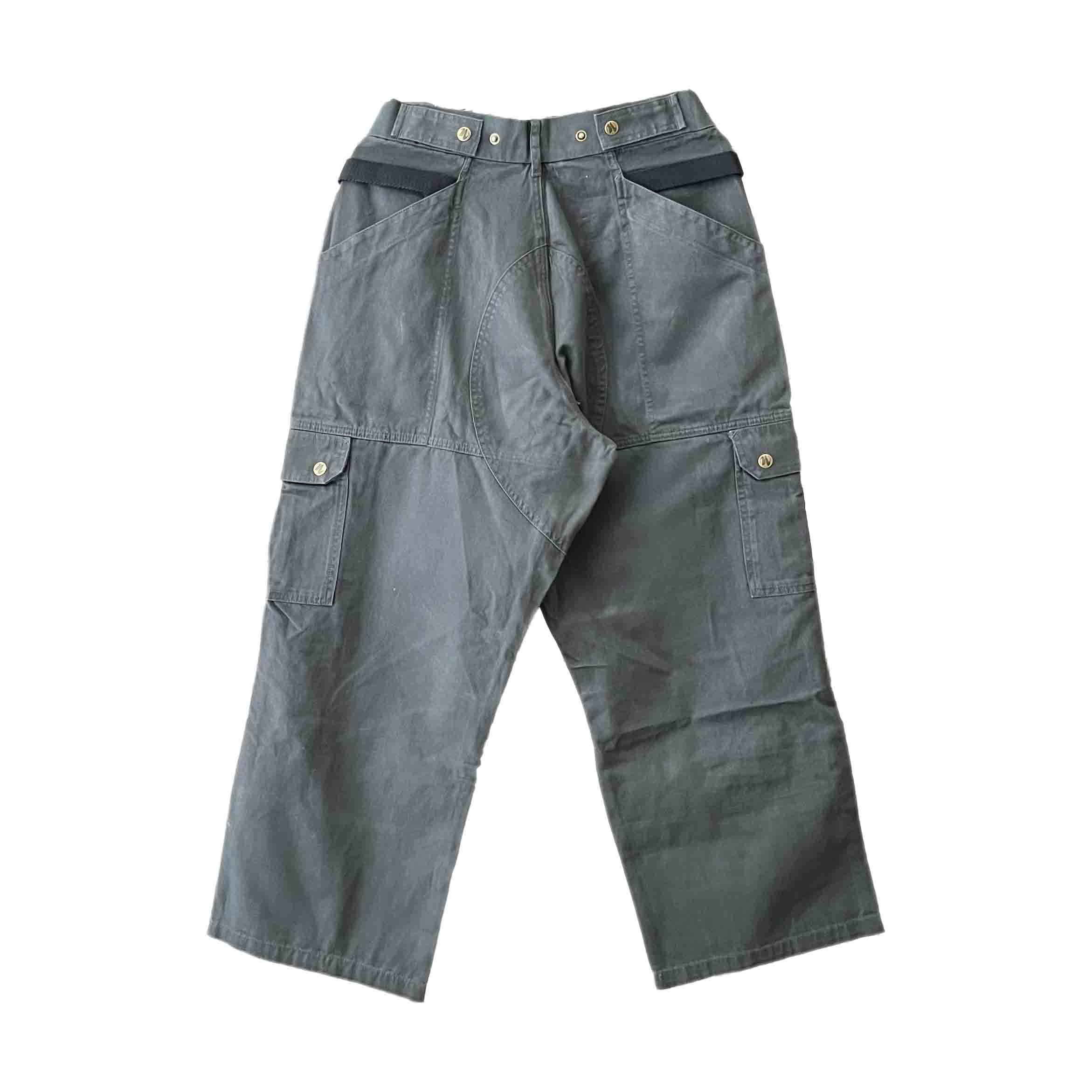 Waist: 35" x Inseam: 28" Dark Gray Uniform Cargo Pants-2