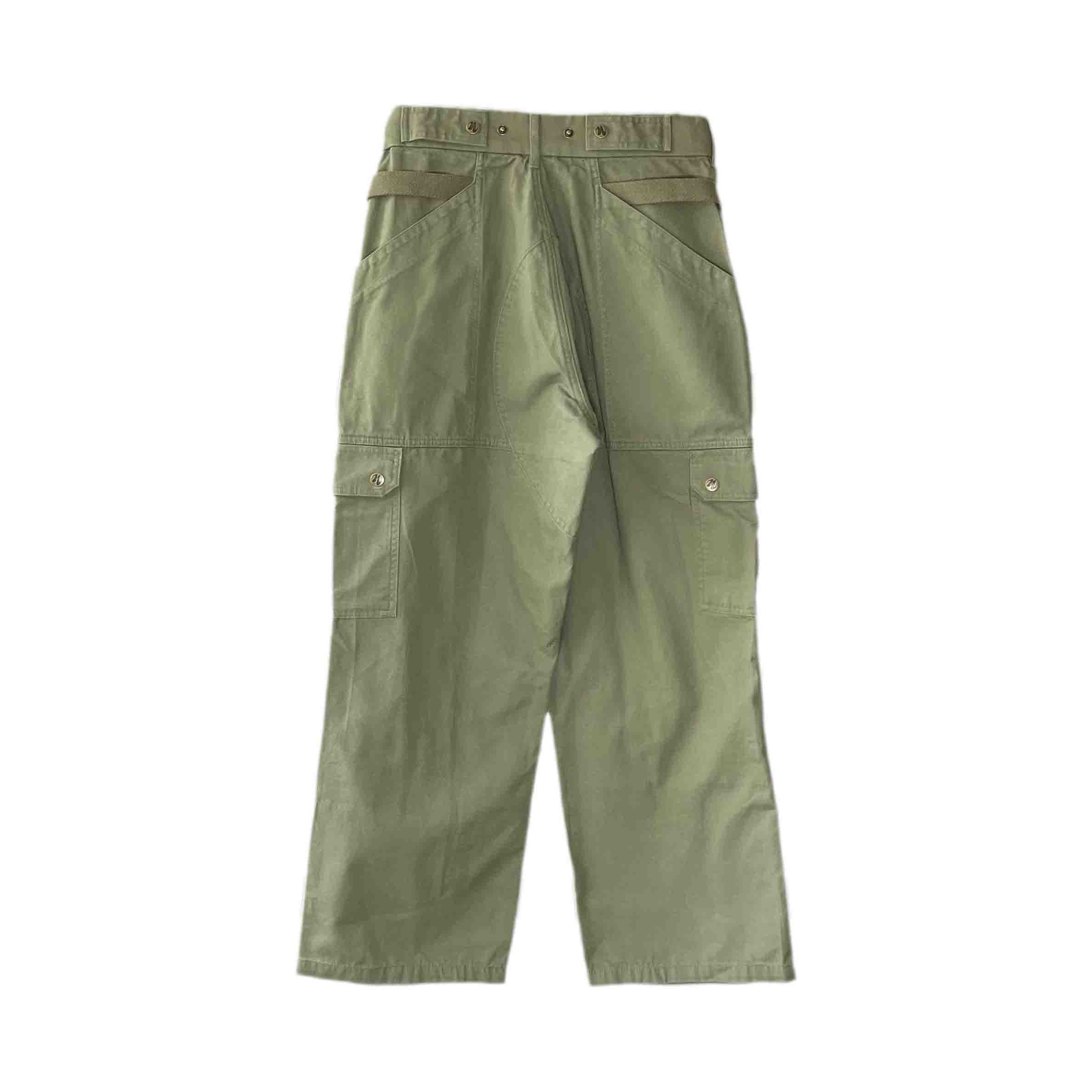 Waist: 29" x Inseam: 27" Green Straight Uniform Cargo Pants
