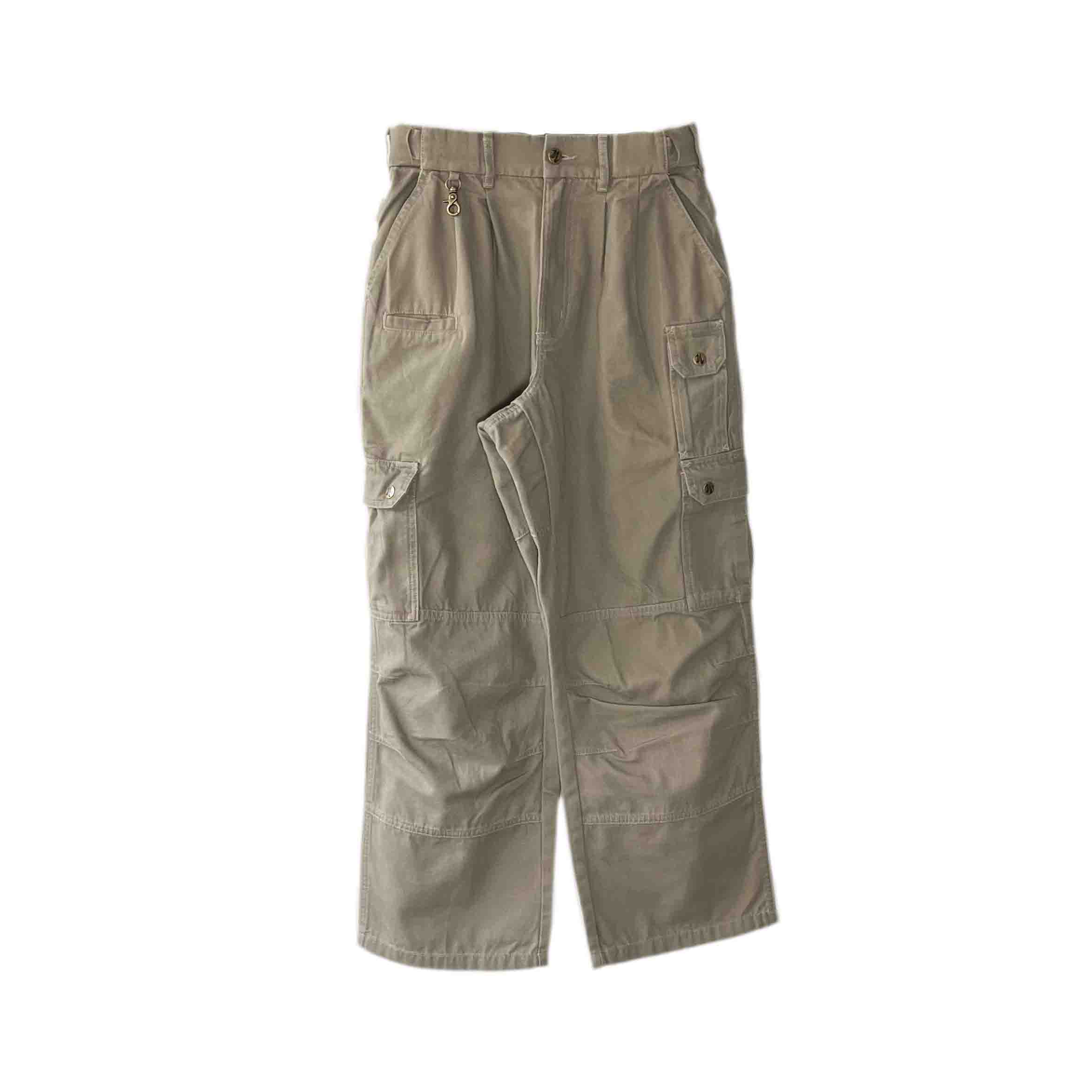 Waist: 27" x Inseam: 26" Light Gray Straight Uniform Cargo Pants