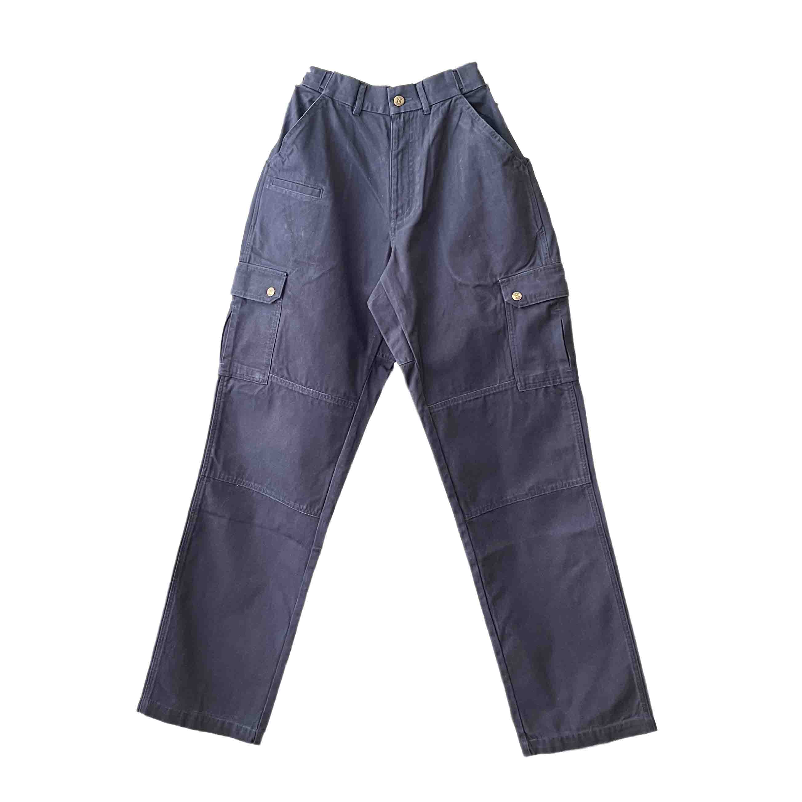 Waist: 26" x Inseam: 35" High Rise Navy Straight Uniform Cargo Pants