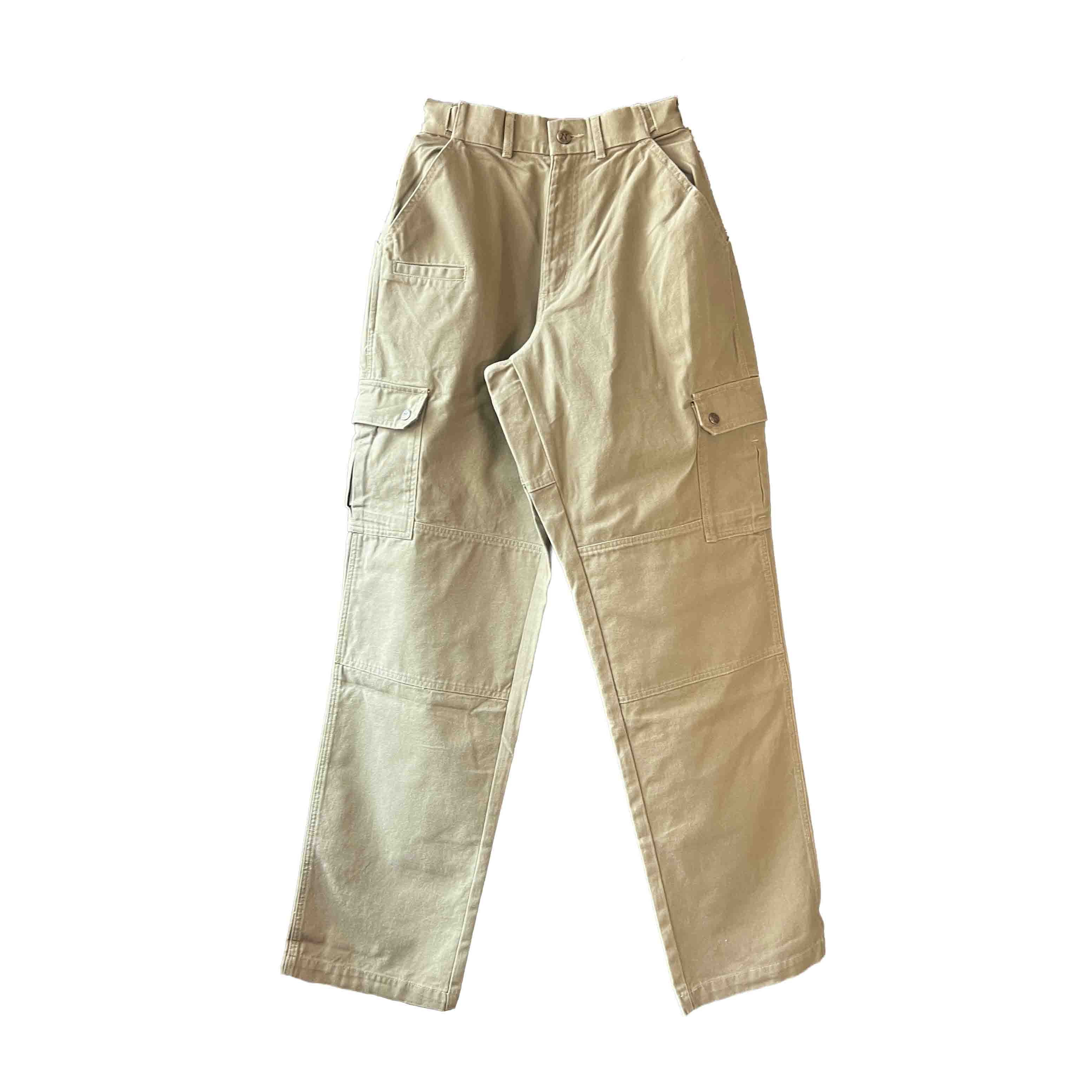 Waist: 26" x Inseam: 35" High Rise Olive Straight Uniform Cargo Pants
