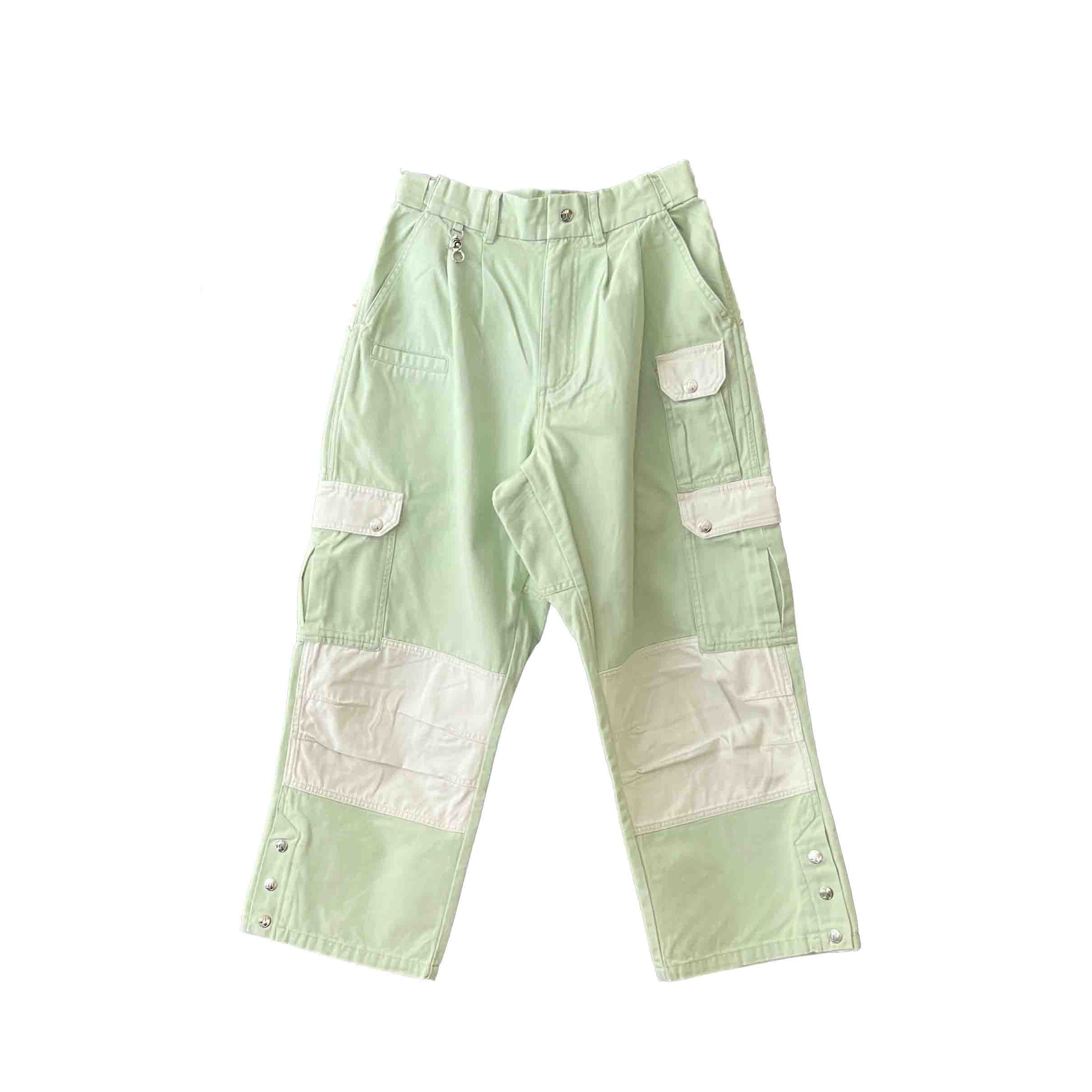 Waist: 28" x Inseam: 24" High Rise Sage Green Straight Uniform Cargo Pants