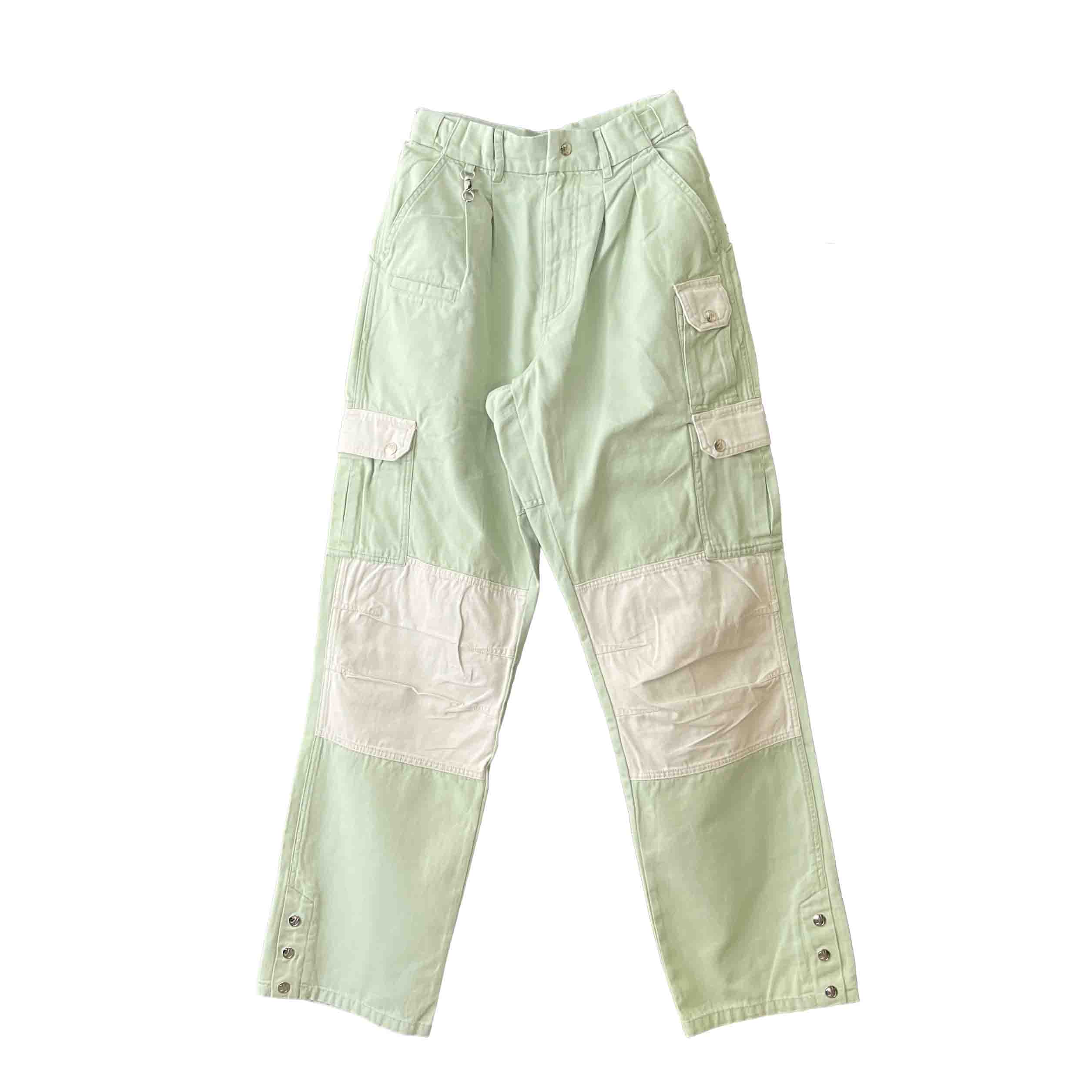 Waist: 26" x Inseam: 32" High Rise Sage Green Straight Uniform Cargo Pants