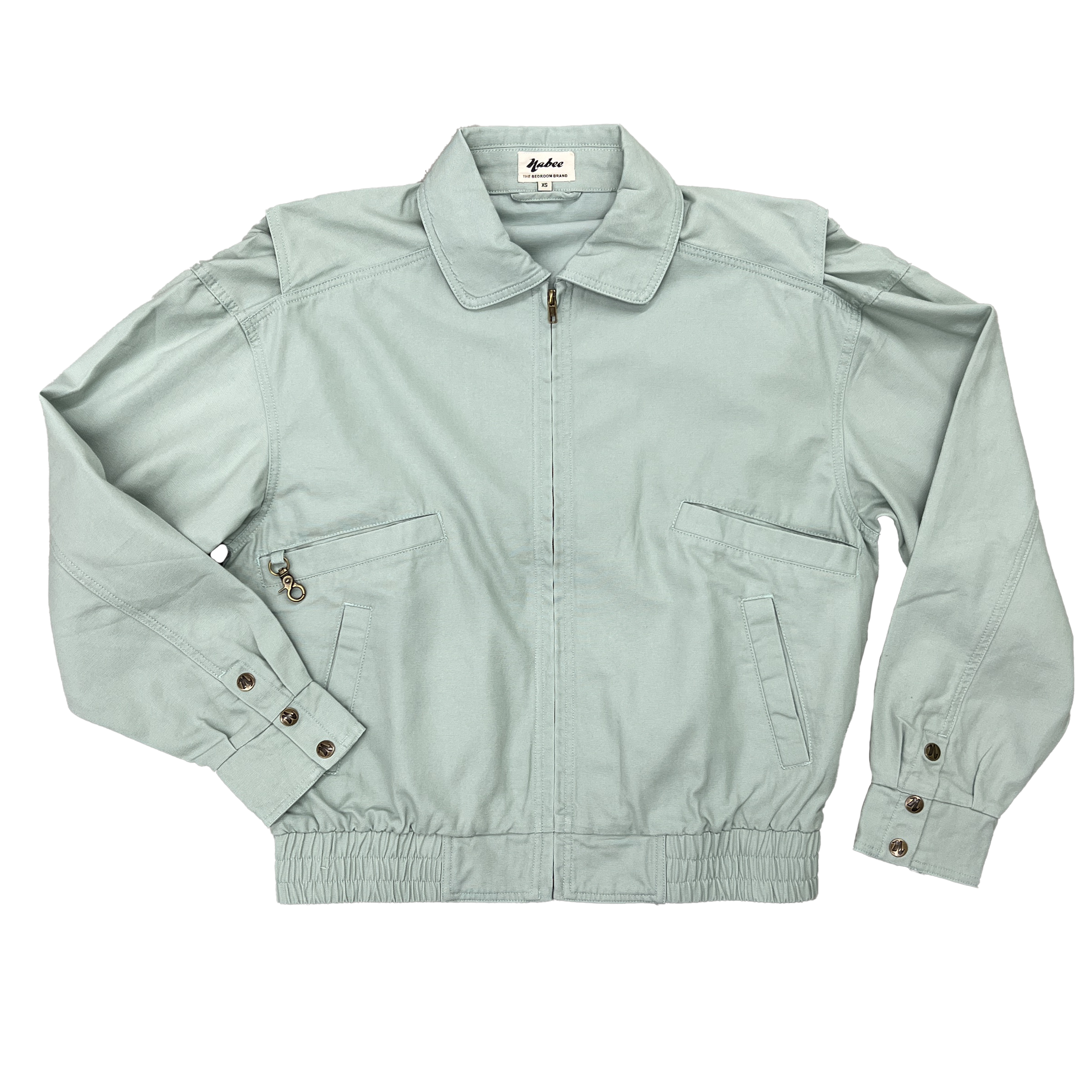 Teal Uniform Cargo Jacket