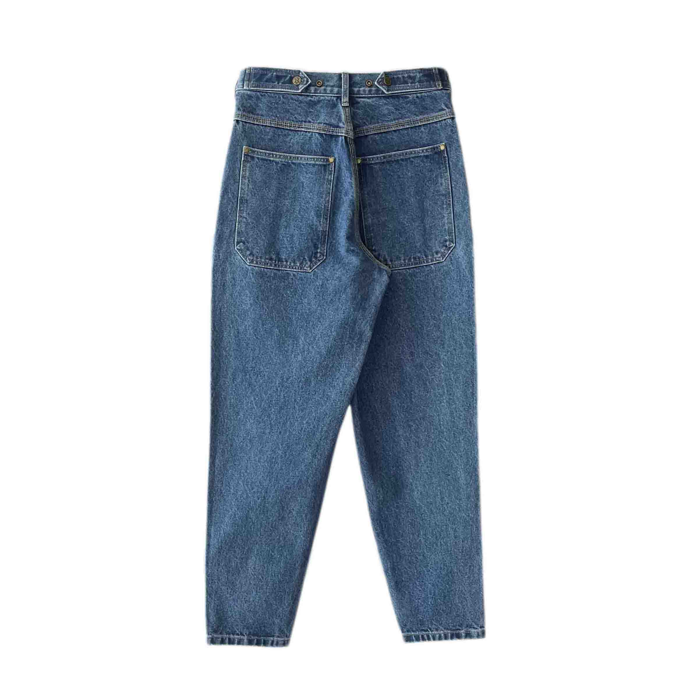 Waist: 29" x Inseam: 29" Navy Tapered Standard Issue Denim Pants-2