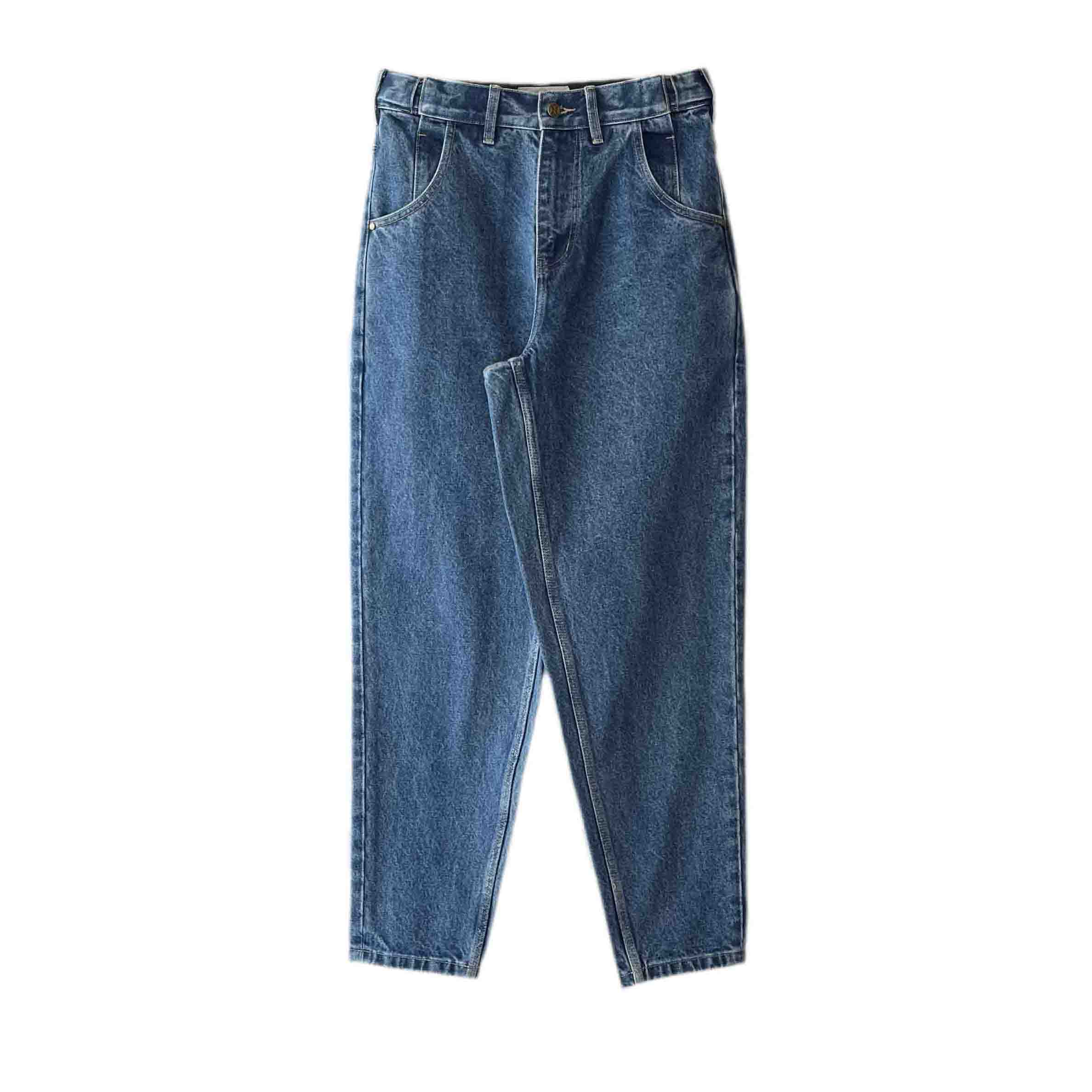Waist: 29" x Inseam: 29" Navy Tapered Standard Issue Denim Pants-1