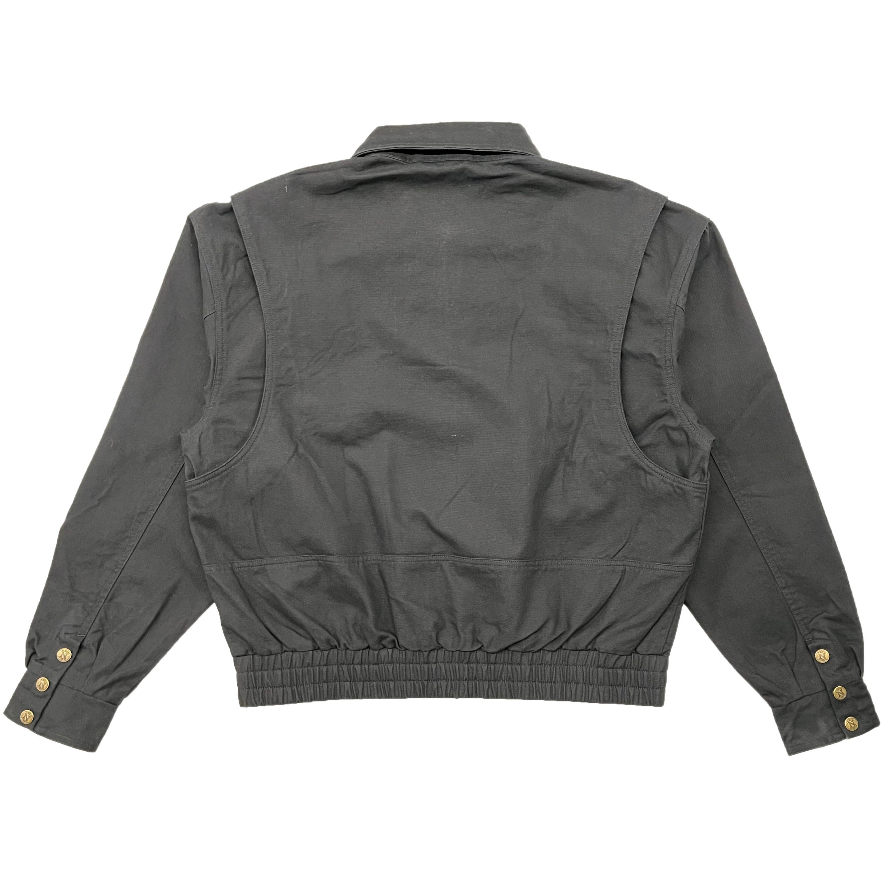 Dark Gray Uniform Cargo Jacket