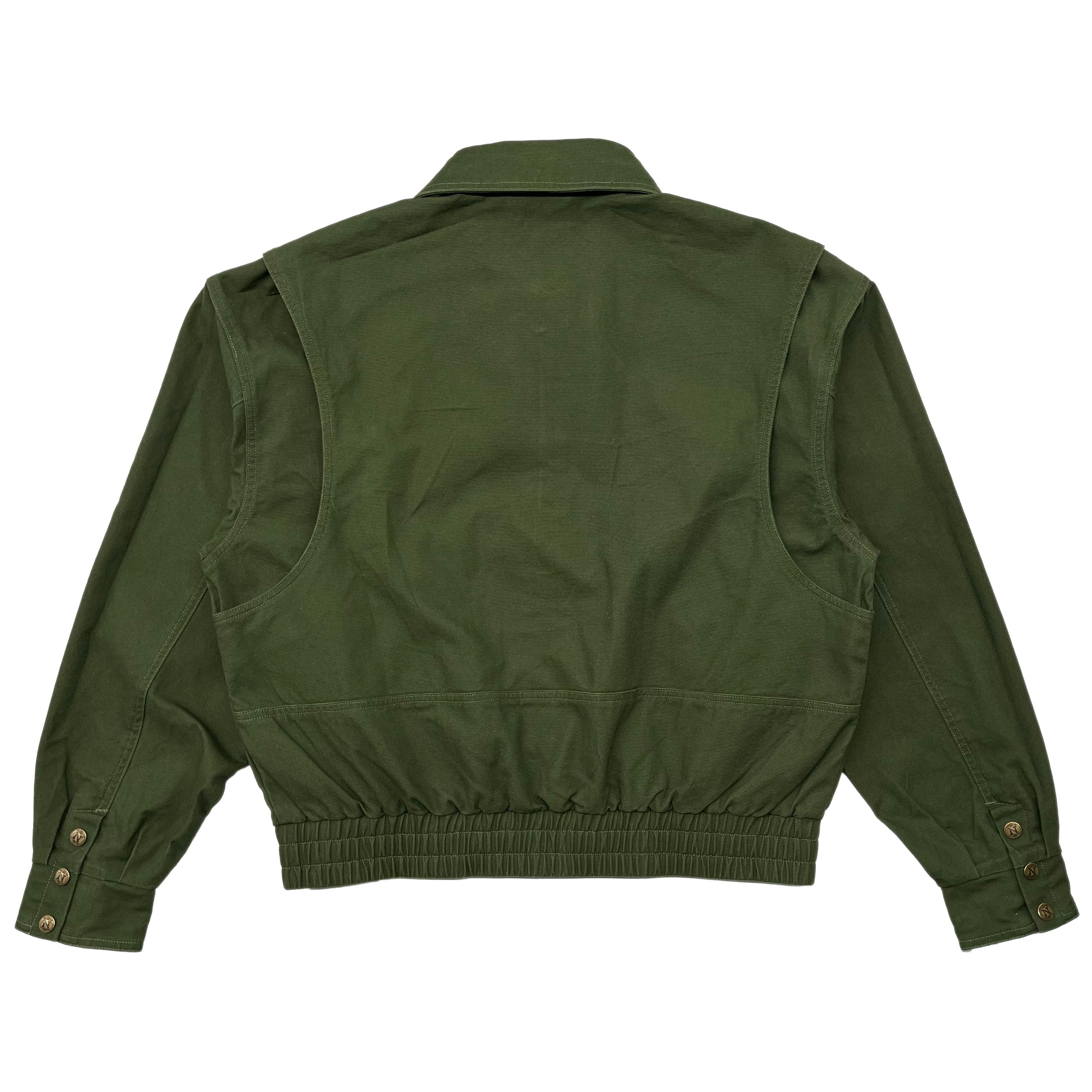 Green Uniform Cargo Jacket