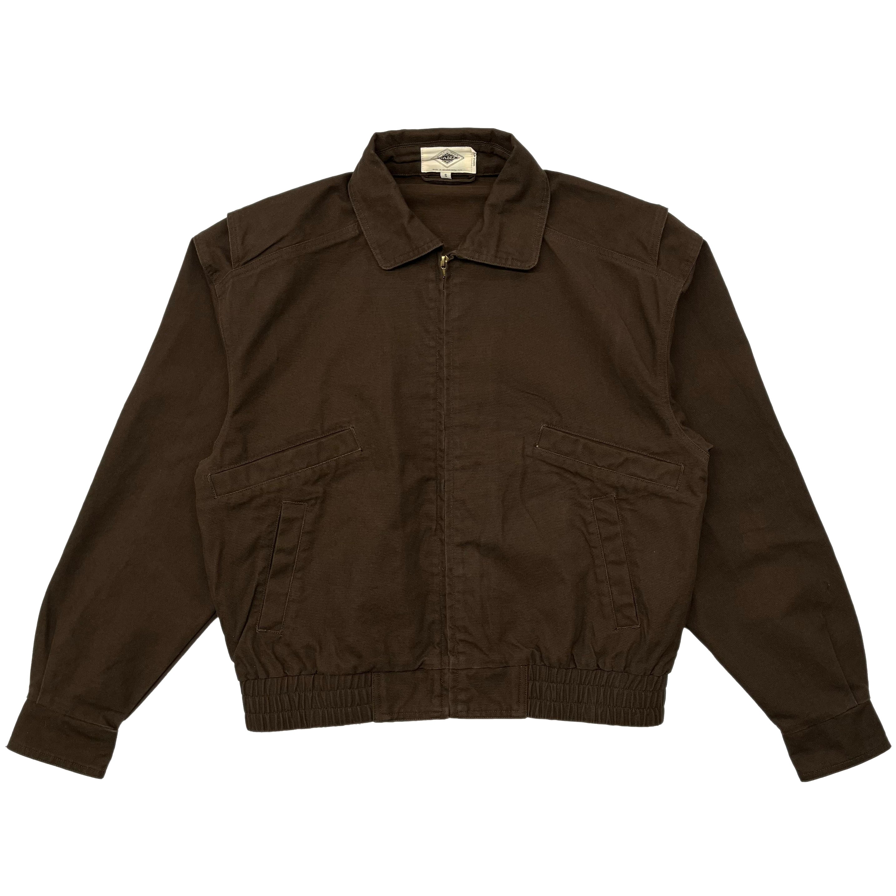 Dark Brown Uniform Cargo Jacket